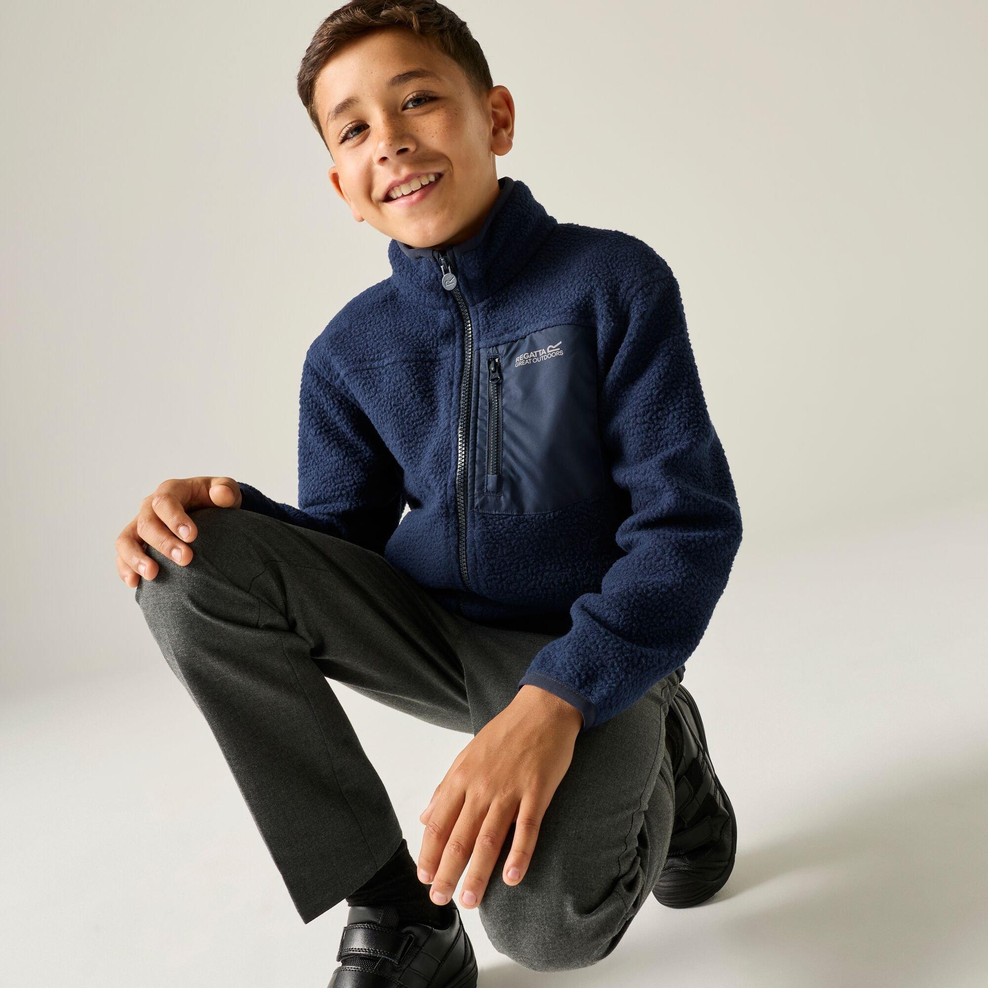 Navy - Regatta - Kids Frankie Lightweight Fleece - 2