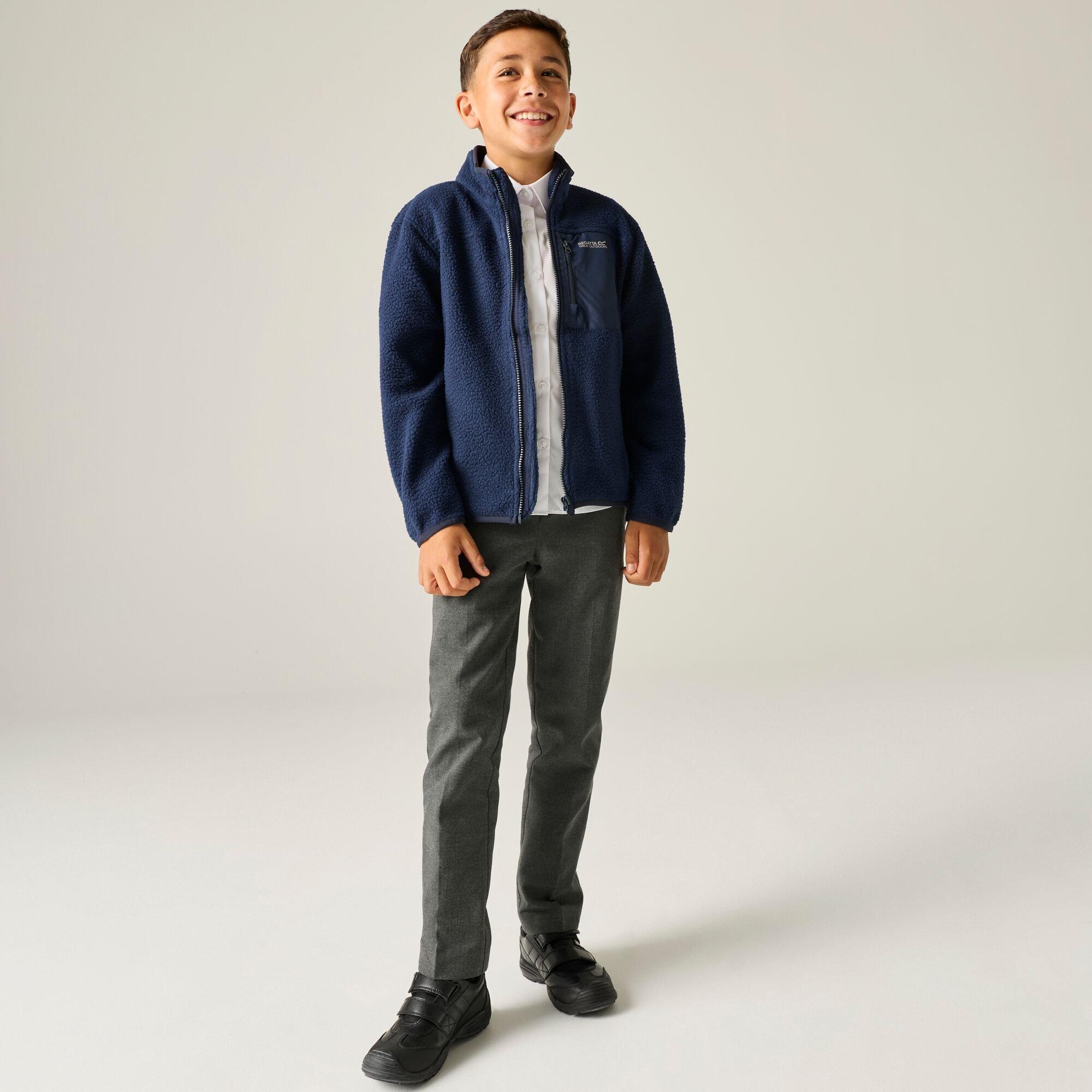Navy - Regatta - Kids Frankie Lightweight Fleece - 3
