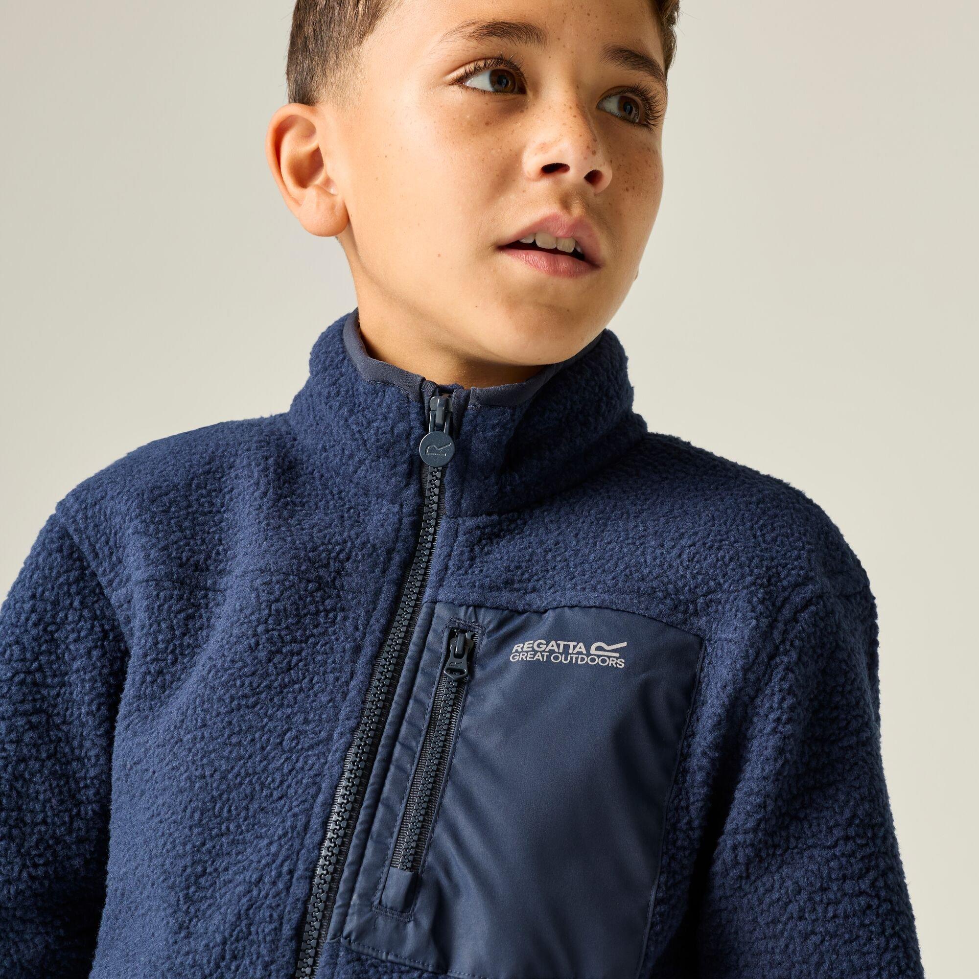 Navy - Regatta - Kids Frankie Lightweight Fleece - 5