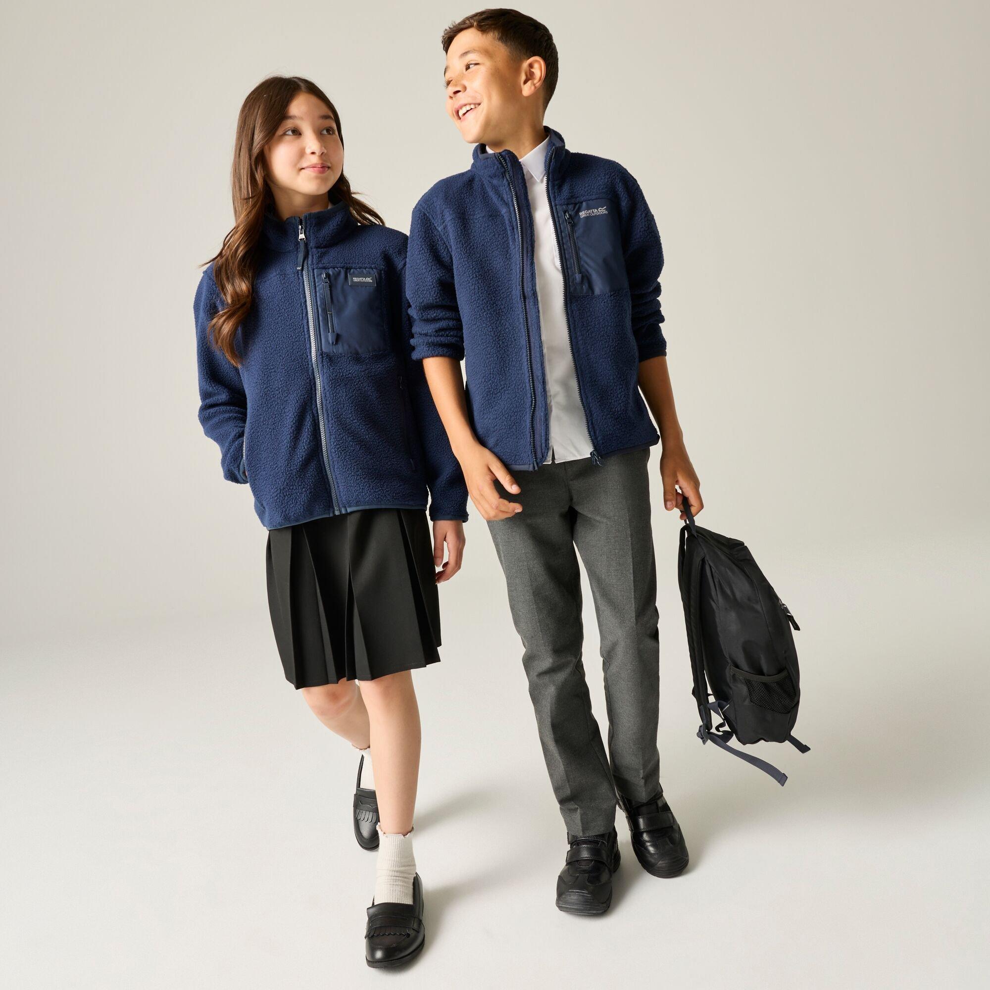 Navy - Regatta - Kids Frankie Lightweight Fleece - 7