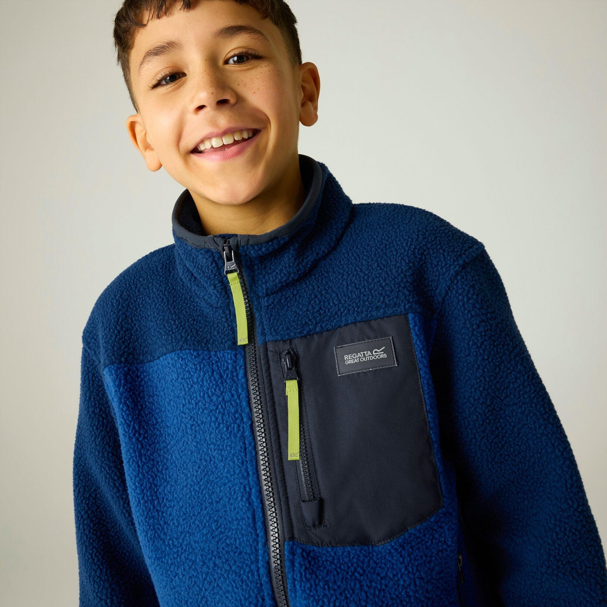 Aviator Blue/Ol - Regatta - Kids Frankie Lightweight Fleece - 4