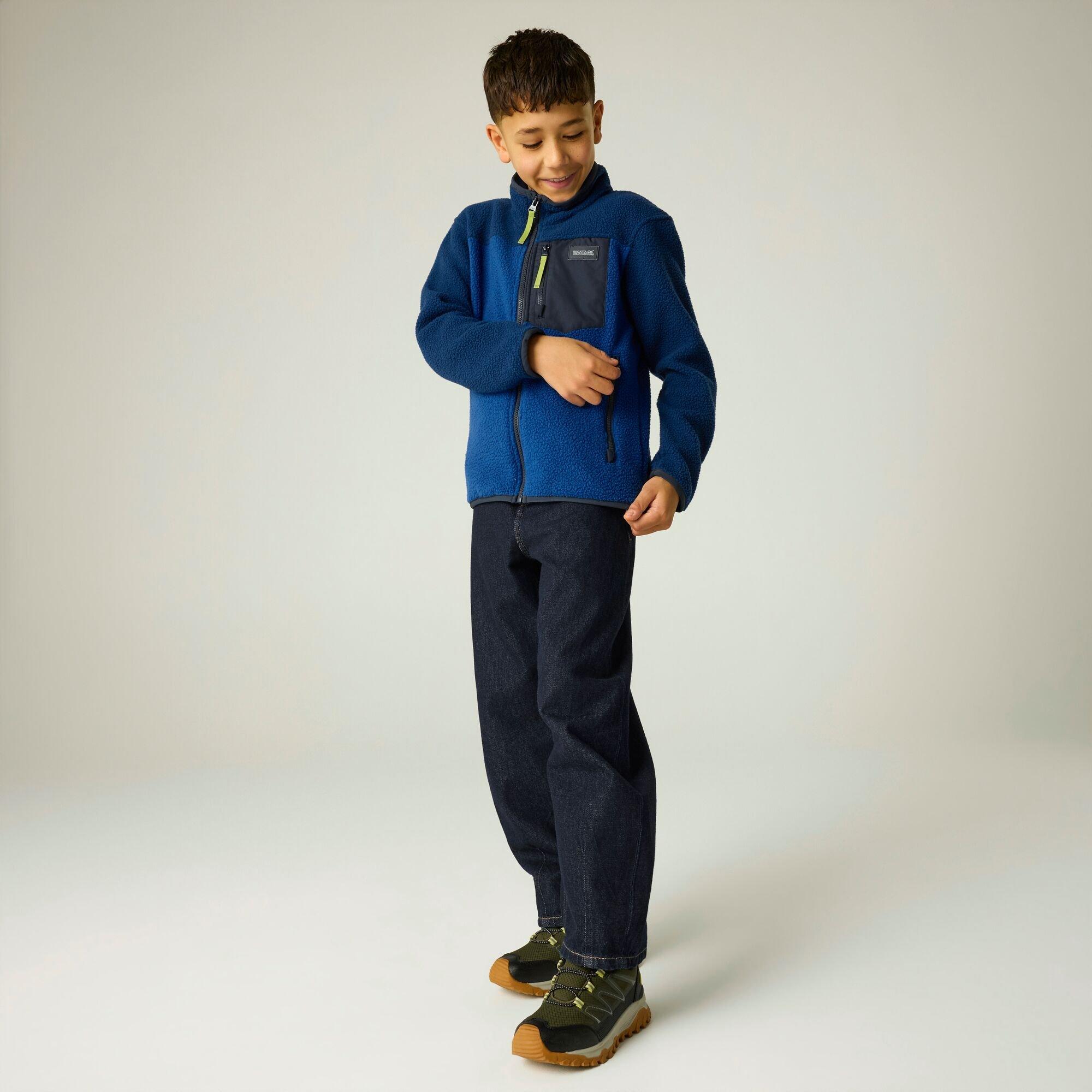 Aviator Blue/Ol - Regatta - Kids Frankie Lightweight Fleece - 5