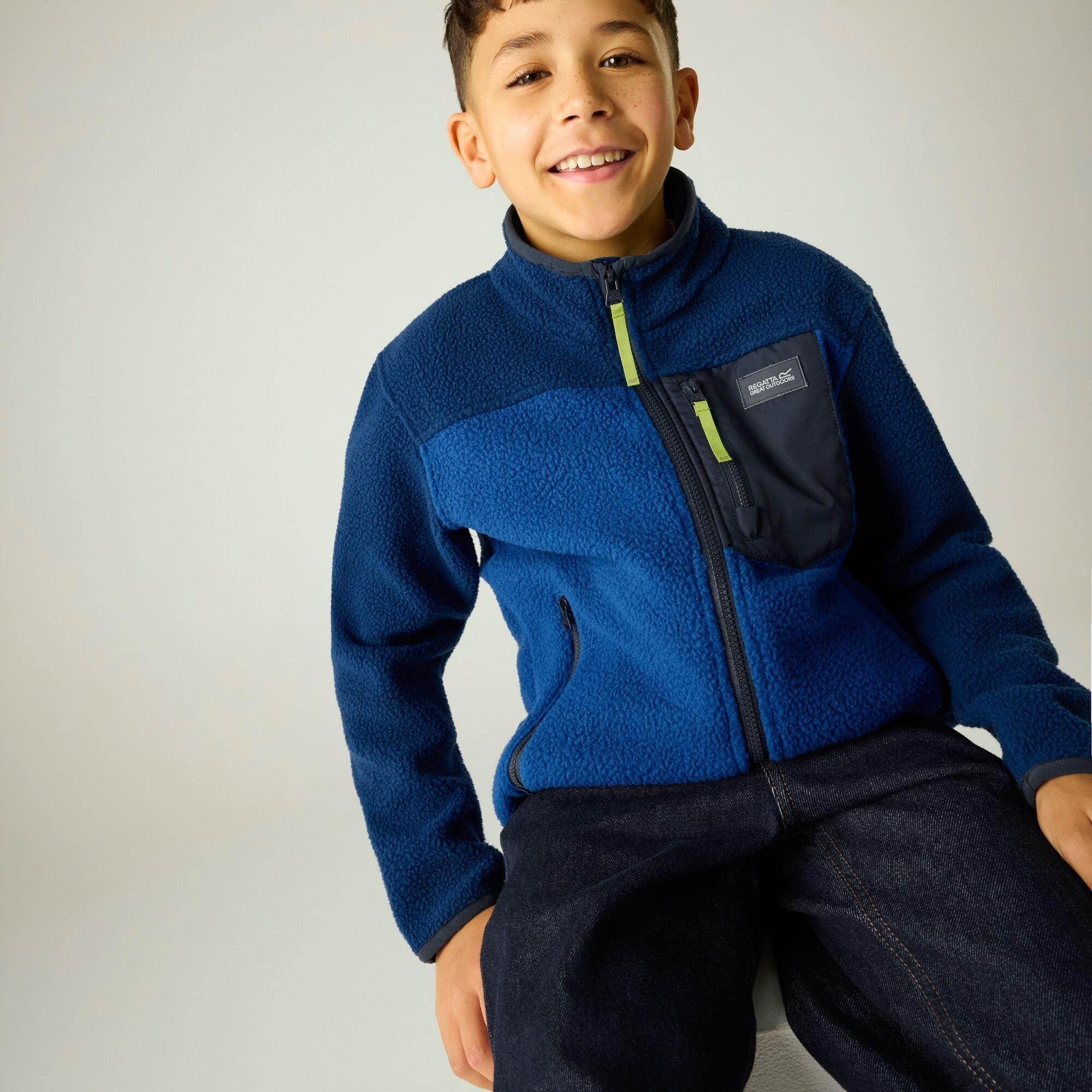 Aviator Blue/Ol - Regatta - Kids Frankie Lightweight Fleece - 6