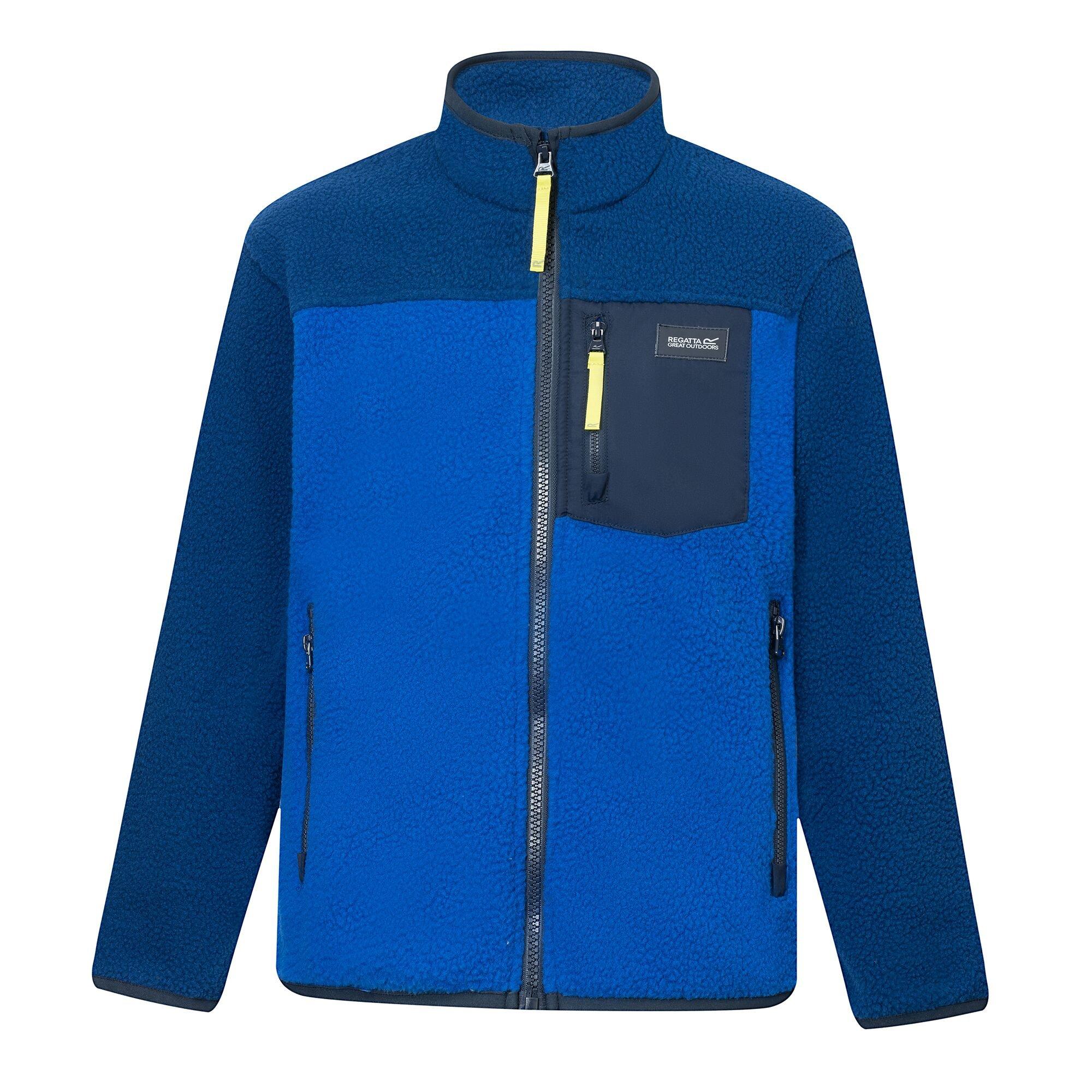 Aviator Blue/Ol - Regatta - Kids Frankie Lightweight Fleece - 7