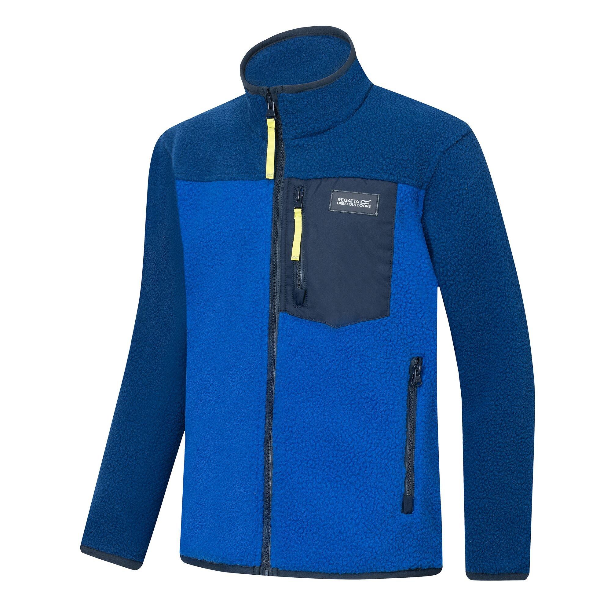Aviator Blue/Ol - Regatta - Kids Frankie Lightweight Fleece - 8