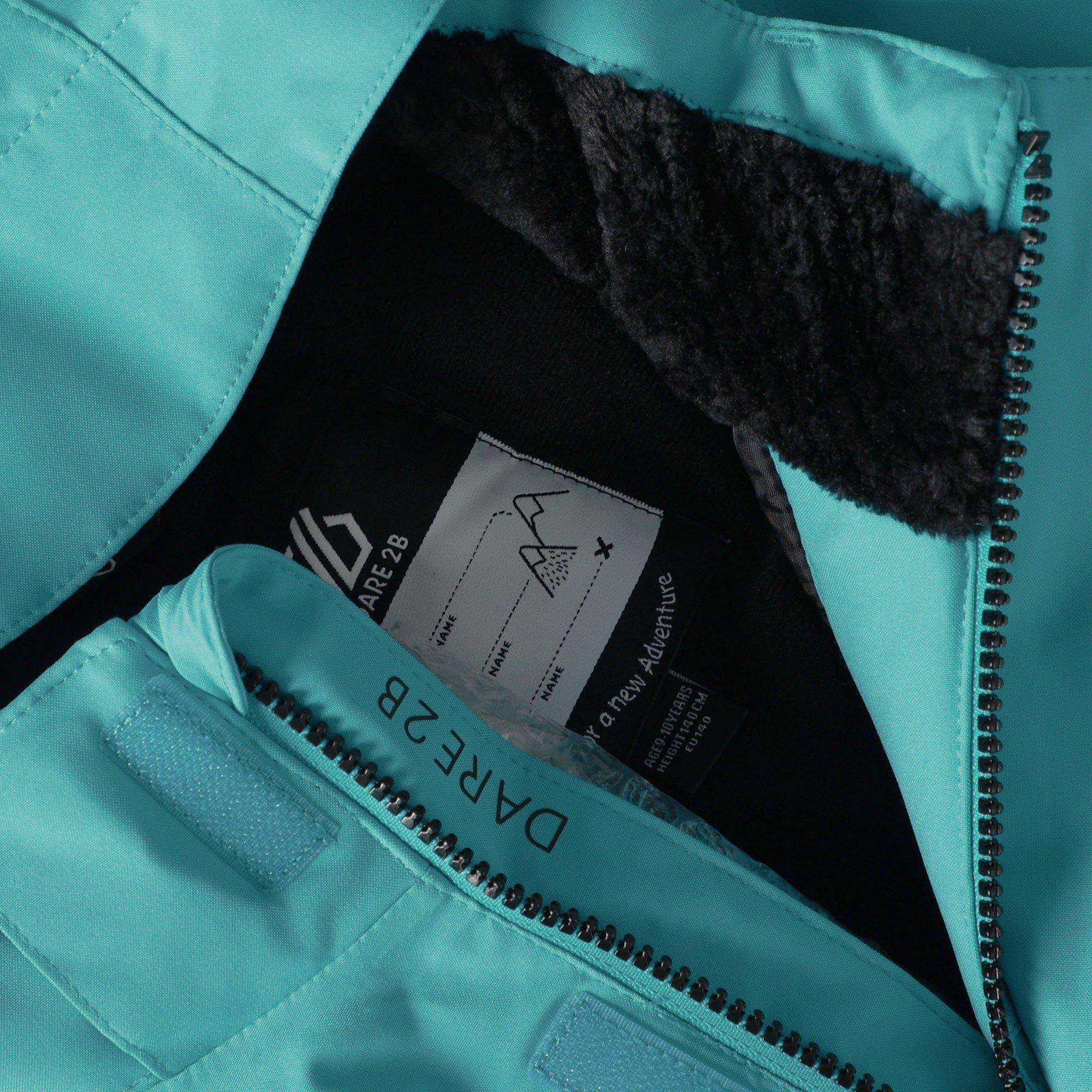 Turquoise - Dare 2b - Kids Shredder II Ski Jacket - 11