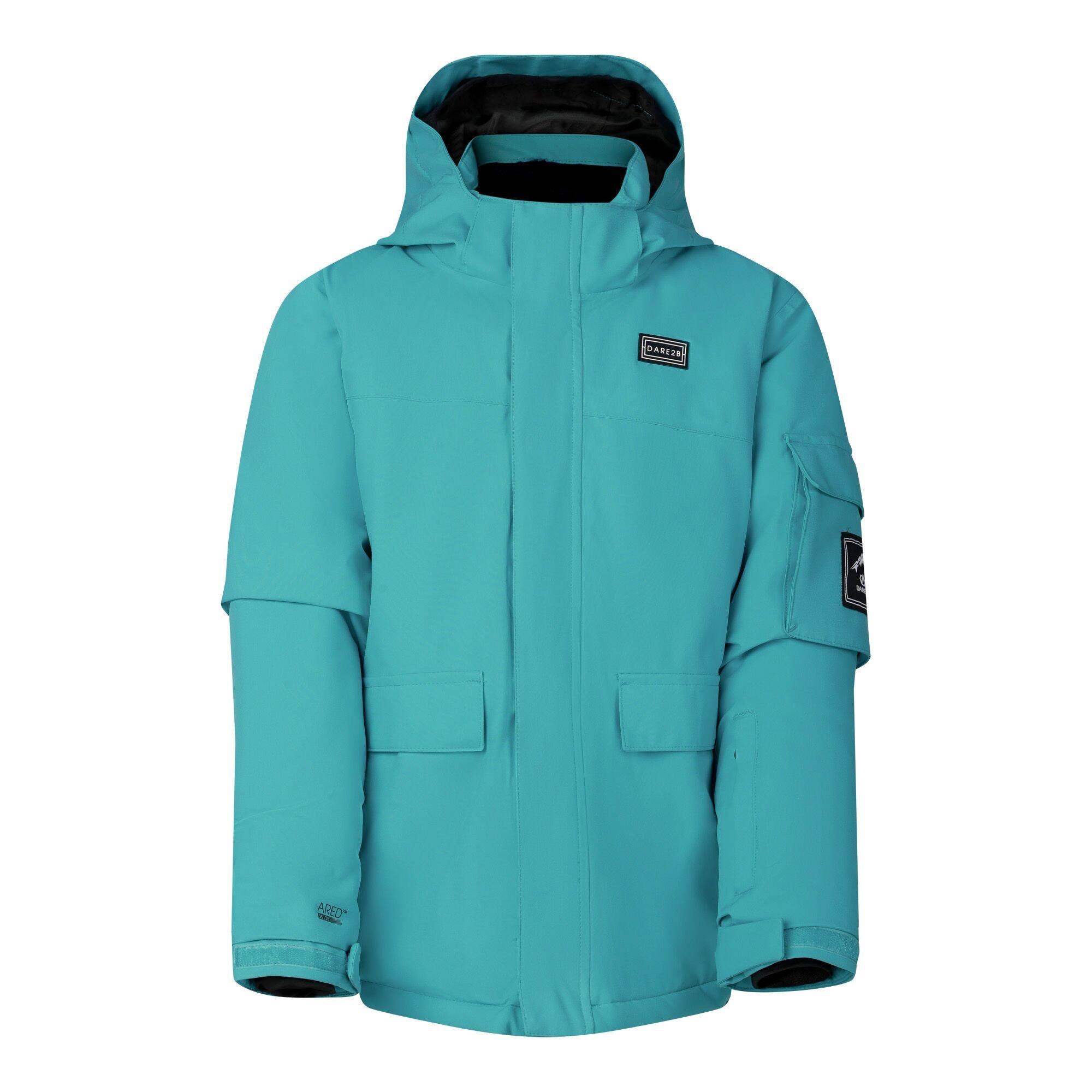 Turquoise - Dare 2b - Kids Shredder II Ski Jacket - 8