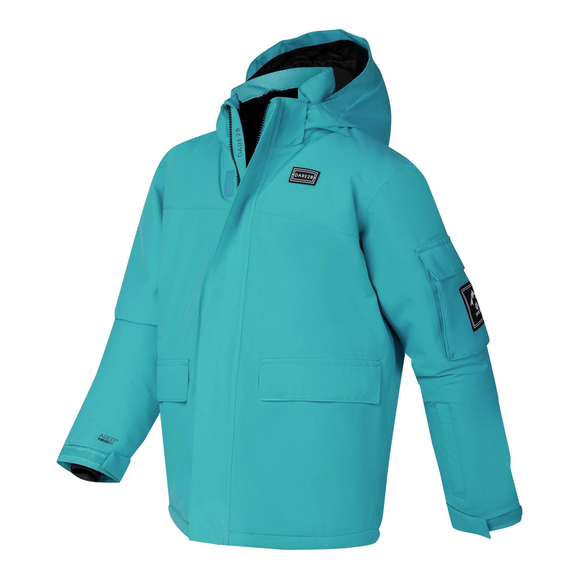 Turquoise - Dare 2b - Kids Shredder II Ski Jacket - 9