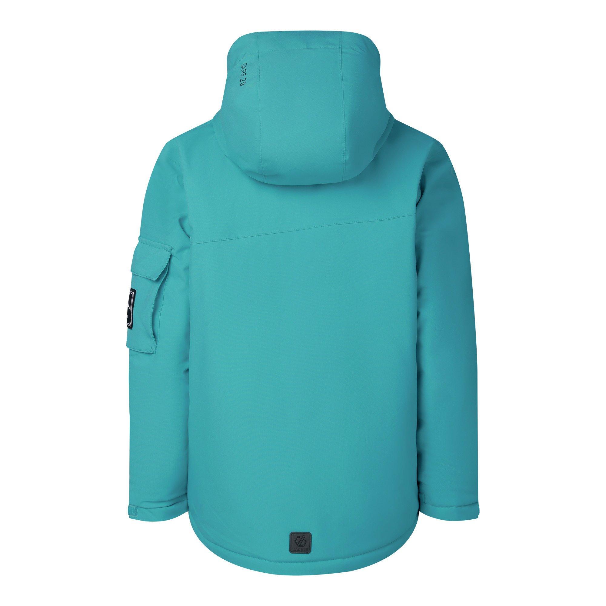 Turquoise - Dare 2b - Kids Shredder II Ski Jacket - 10