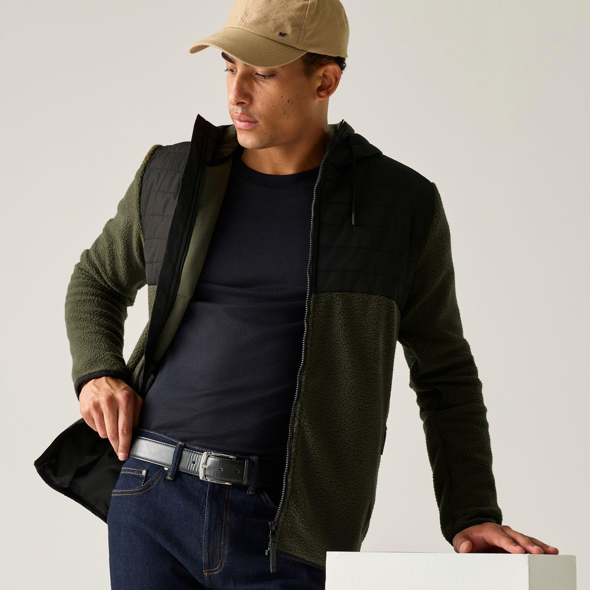 Mens Frankie Borg Hybrid Jacket