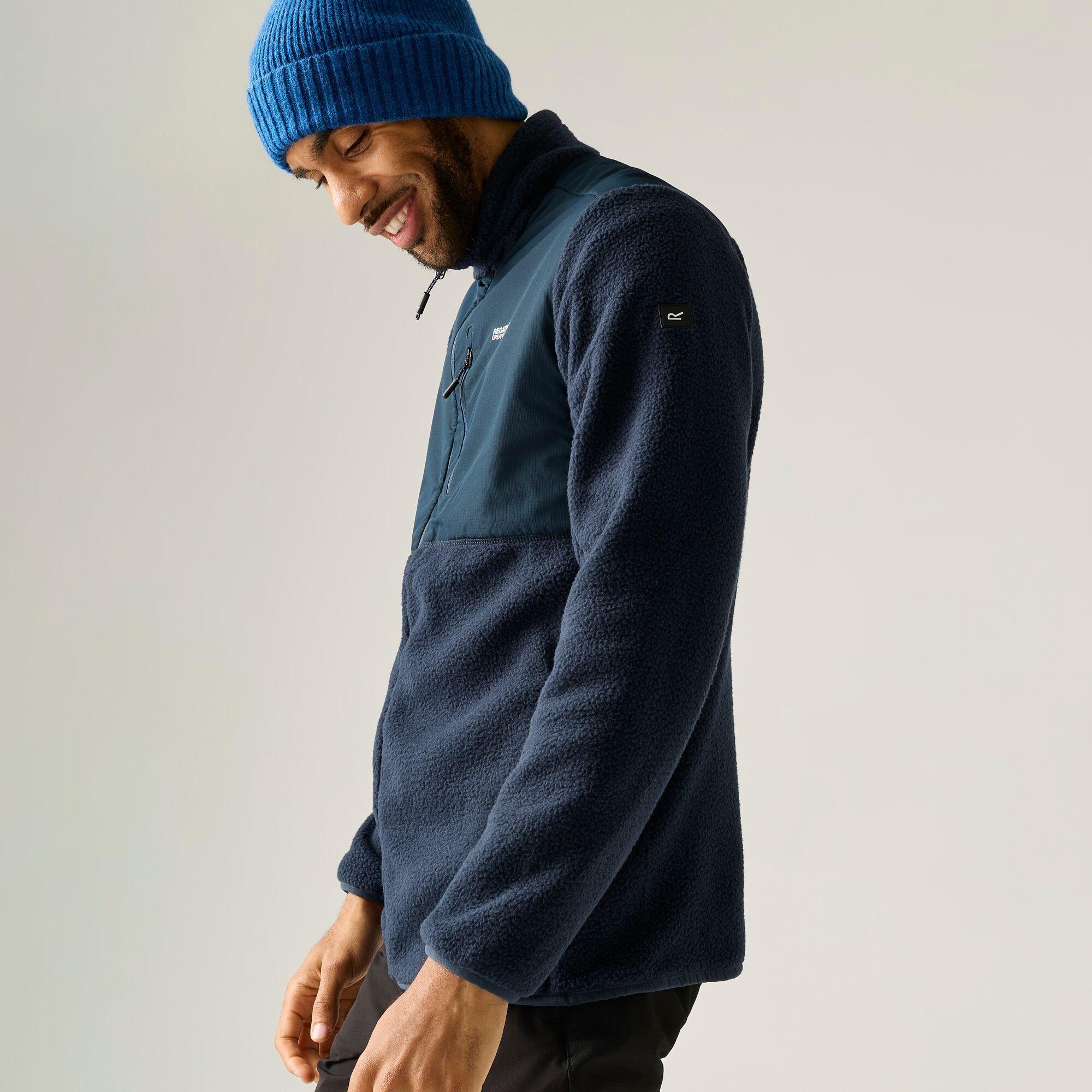 Navy - Regatta - Mens Morran Water-Repellent Fleece - 4