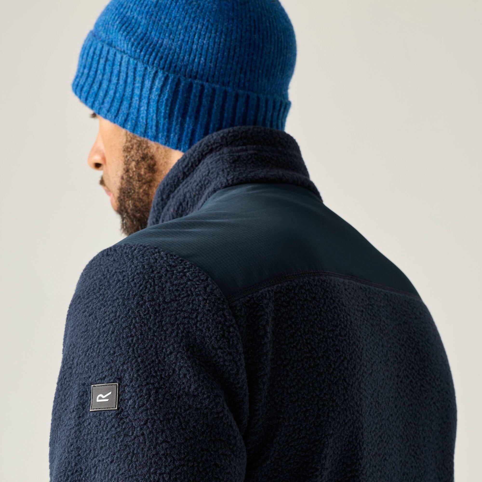 Navy - Regatta - Mens Morran Water-Repellent Fleece - 5