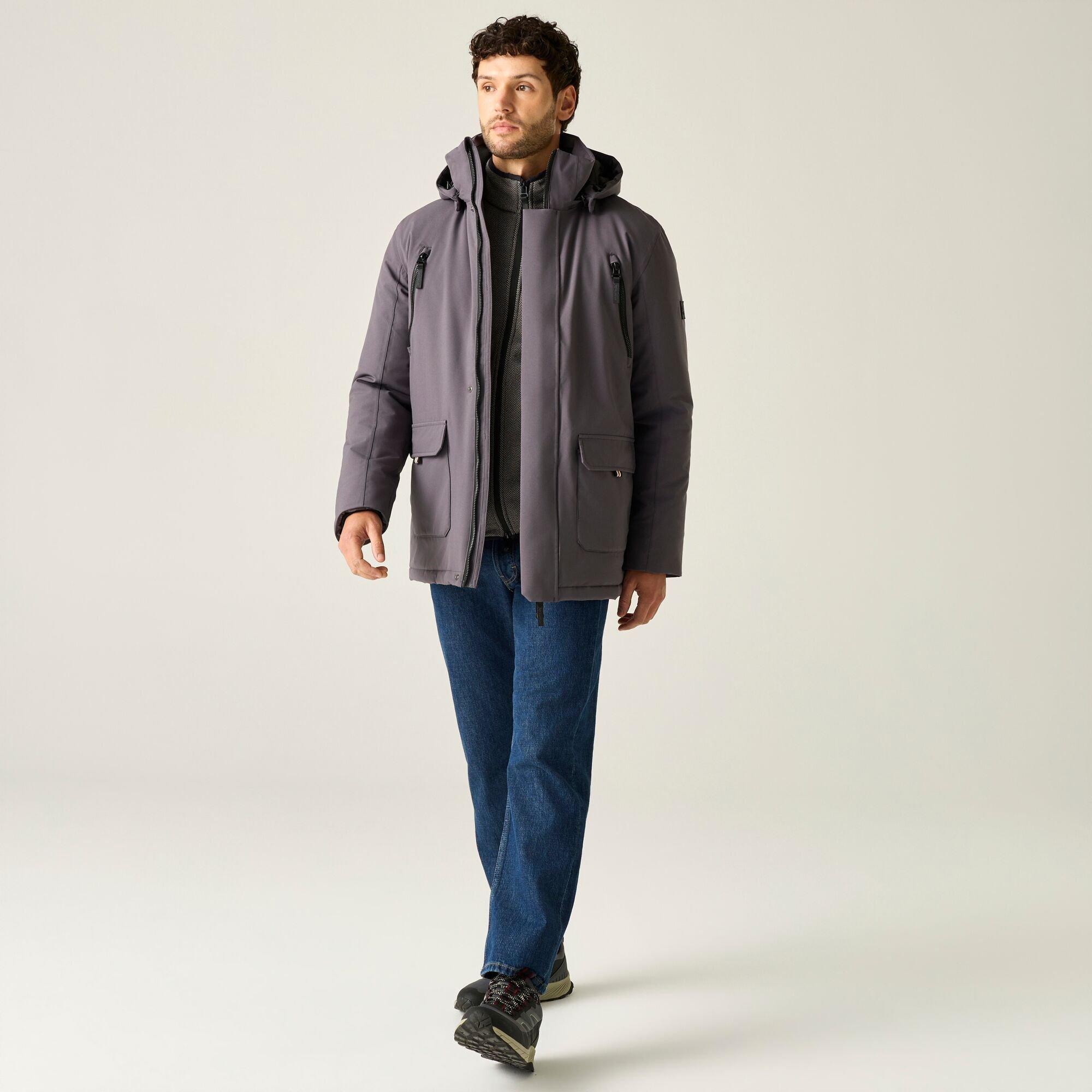 Iron - Regatta - Mens Marron Waterproof Jacket - 2