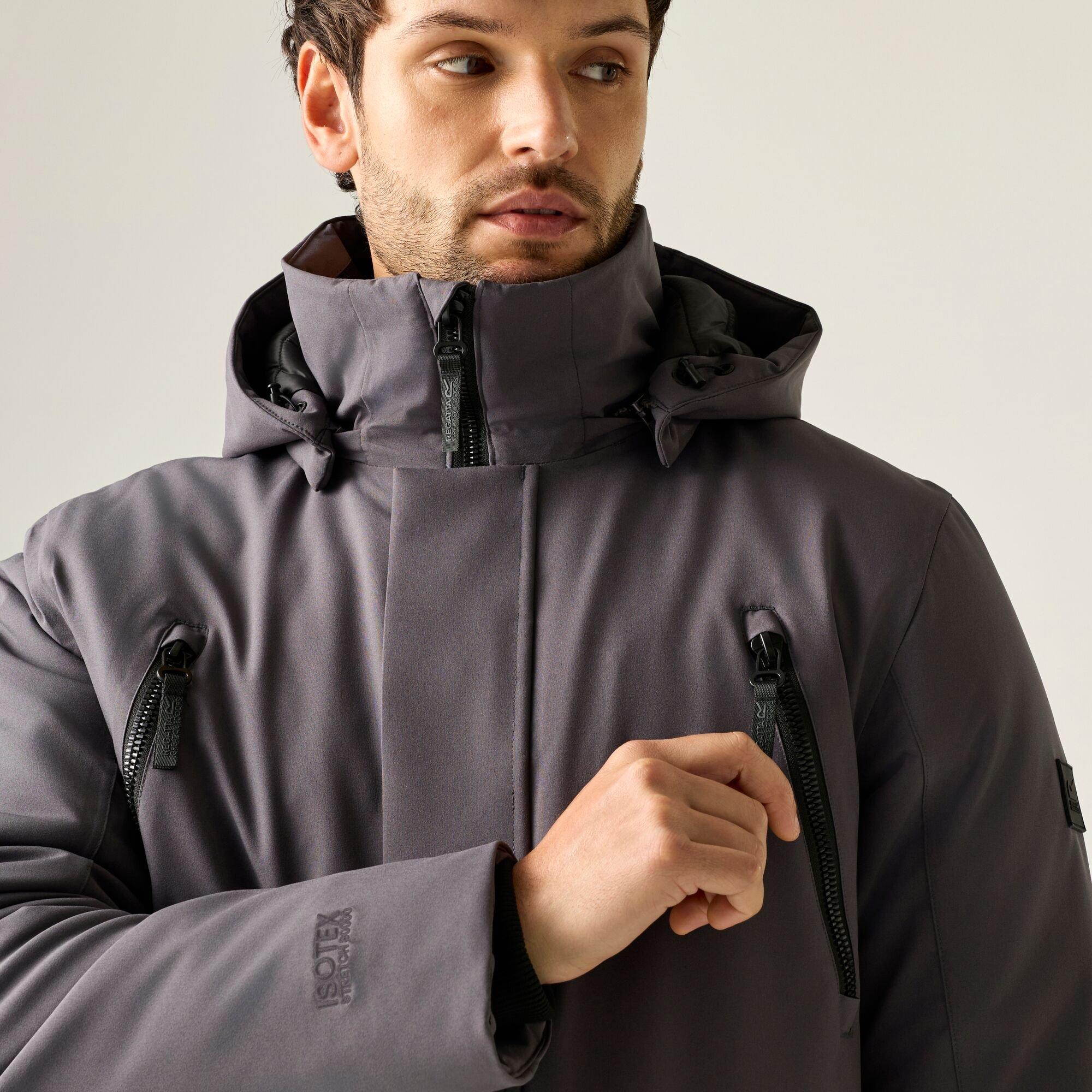Iron - Regatta - Mens Marron Waterproof Jacket - 4