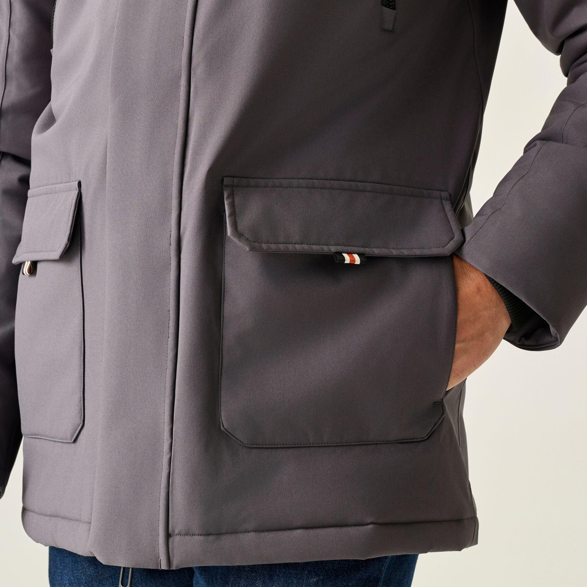 Iron - Regatta - Mens Marron Waterproof Jacket - 6
