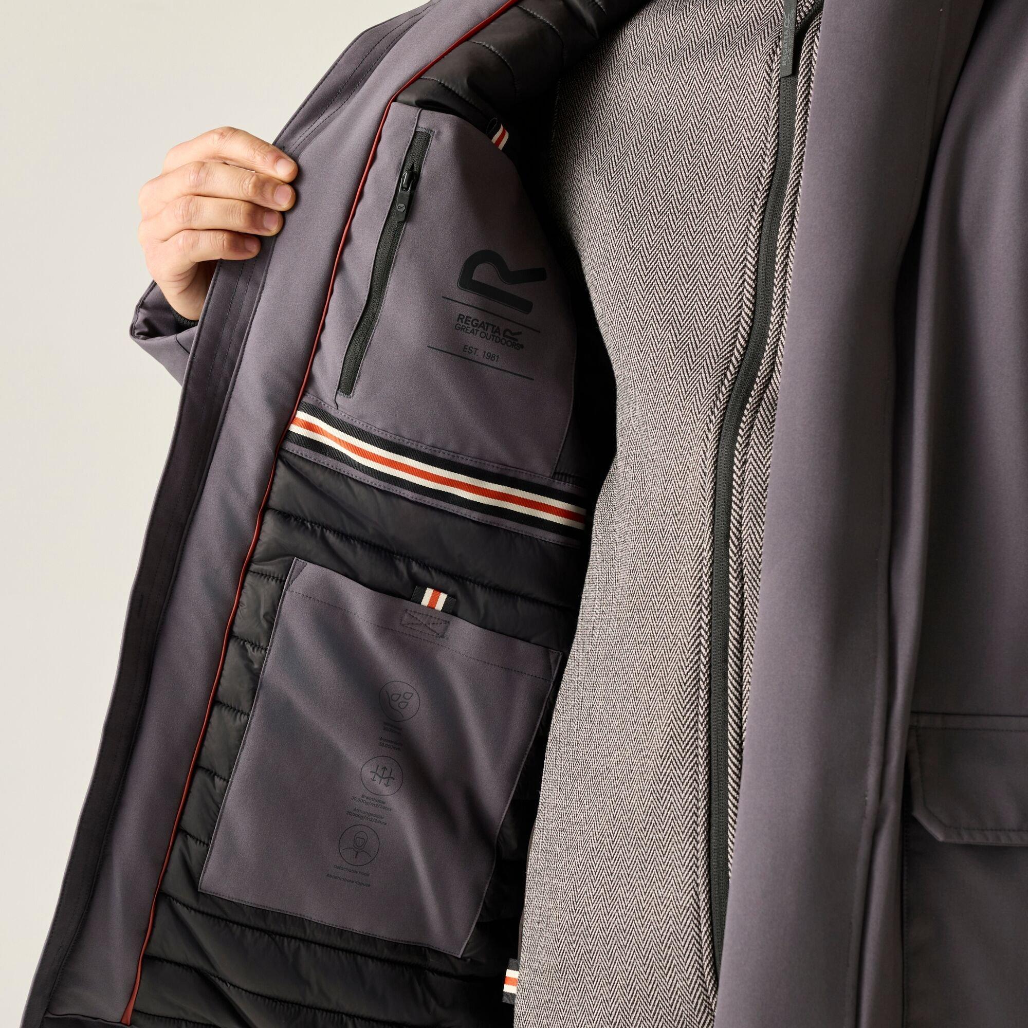 Iron - Regatta - Mens Marron Waterproof Jacket - 8