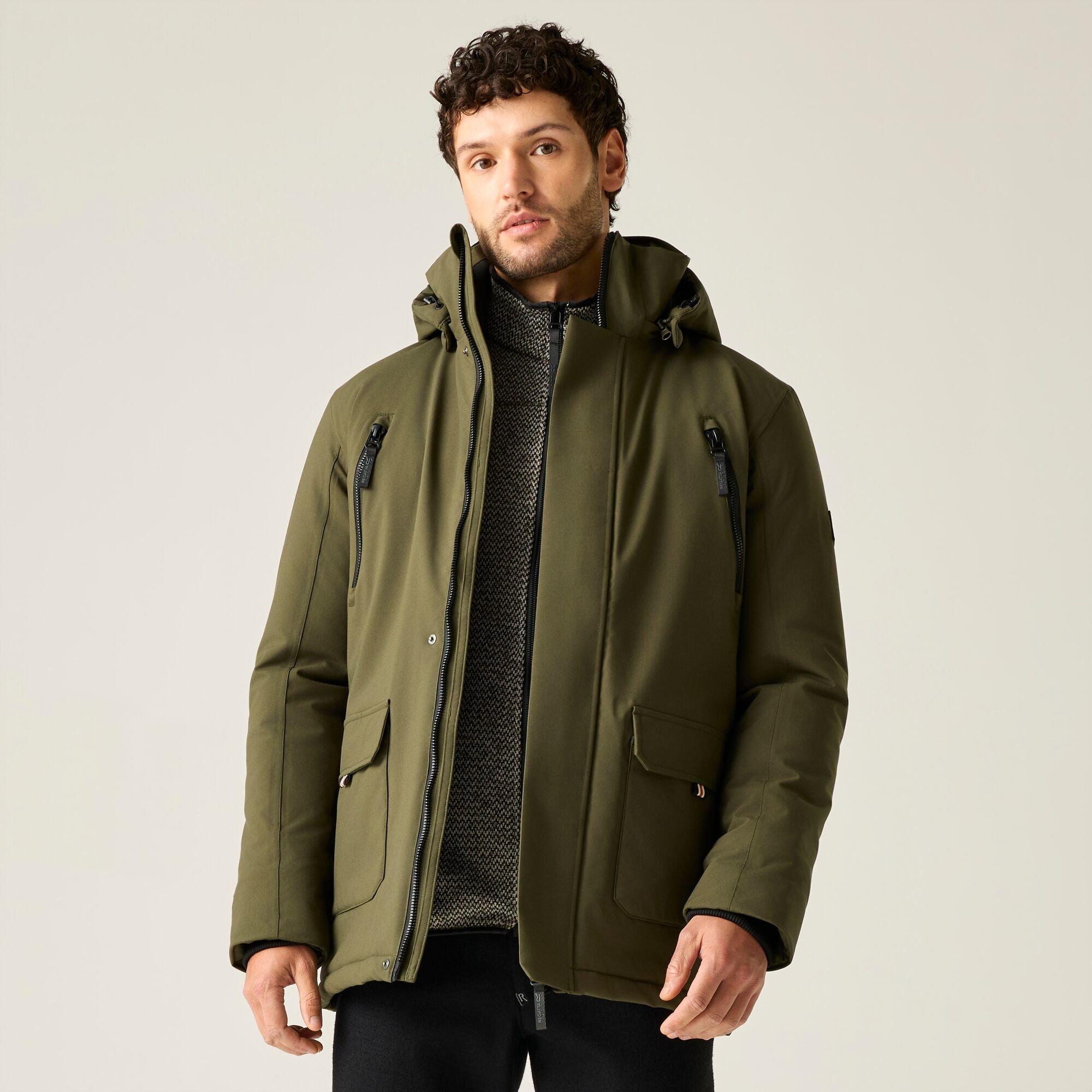 Mens Marron Waterproof Jacket