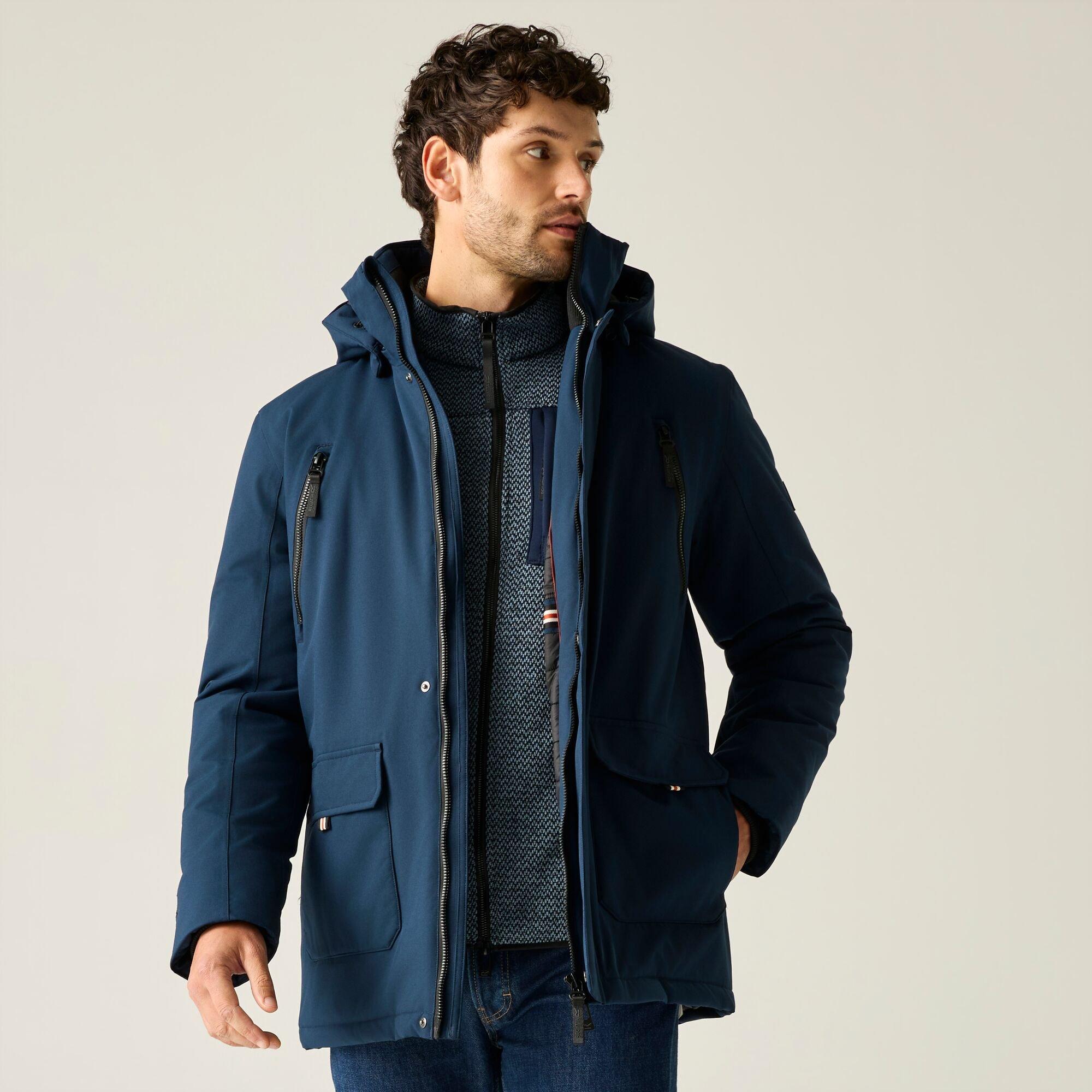 Mens Marron Waterproof Jacket