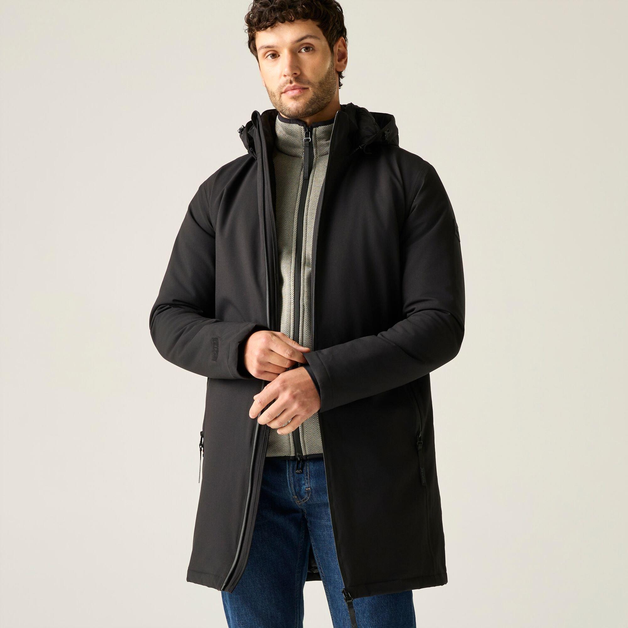 Black - Regatta - Mens Merzen Waterproof Jacket - 1