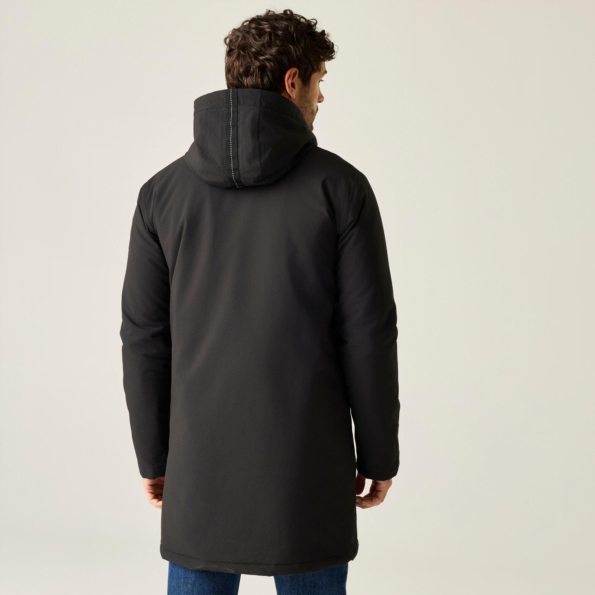 Black - Regatta - Mens Merzen Waterproof Jacket - 3