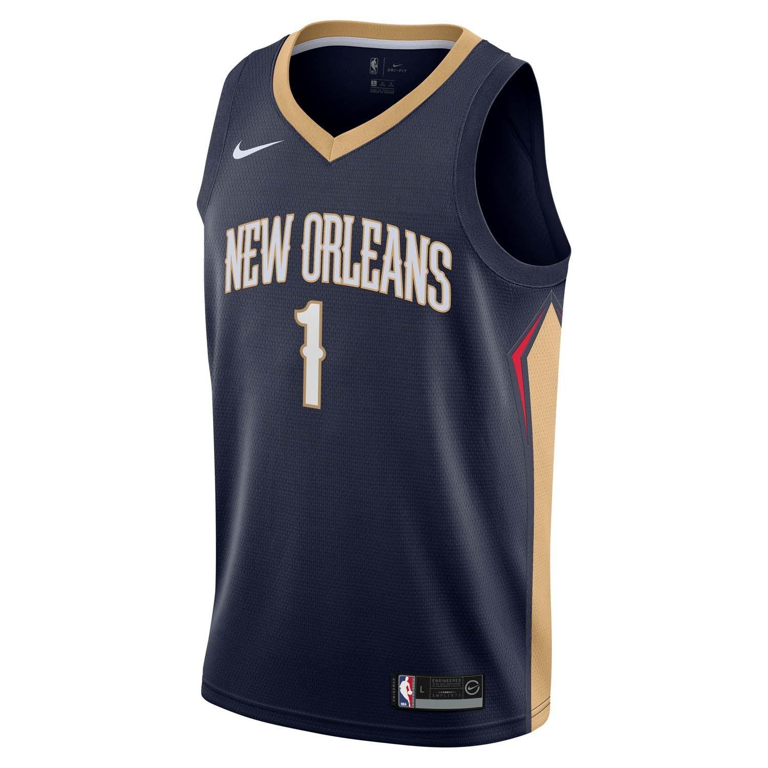 Blue - Nike - New Orleans Pelicans Williamson #1 Jersey - 1