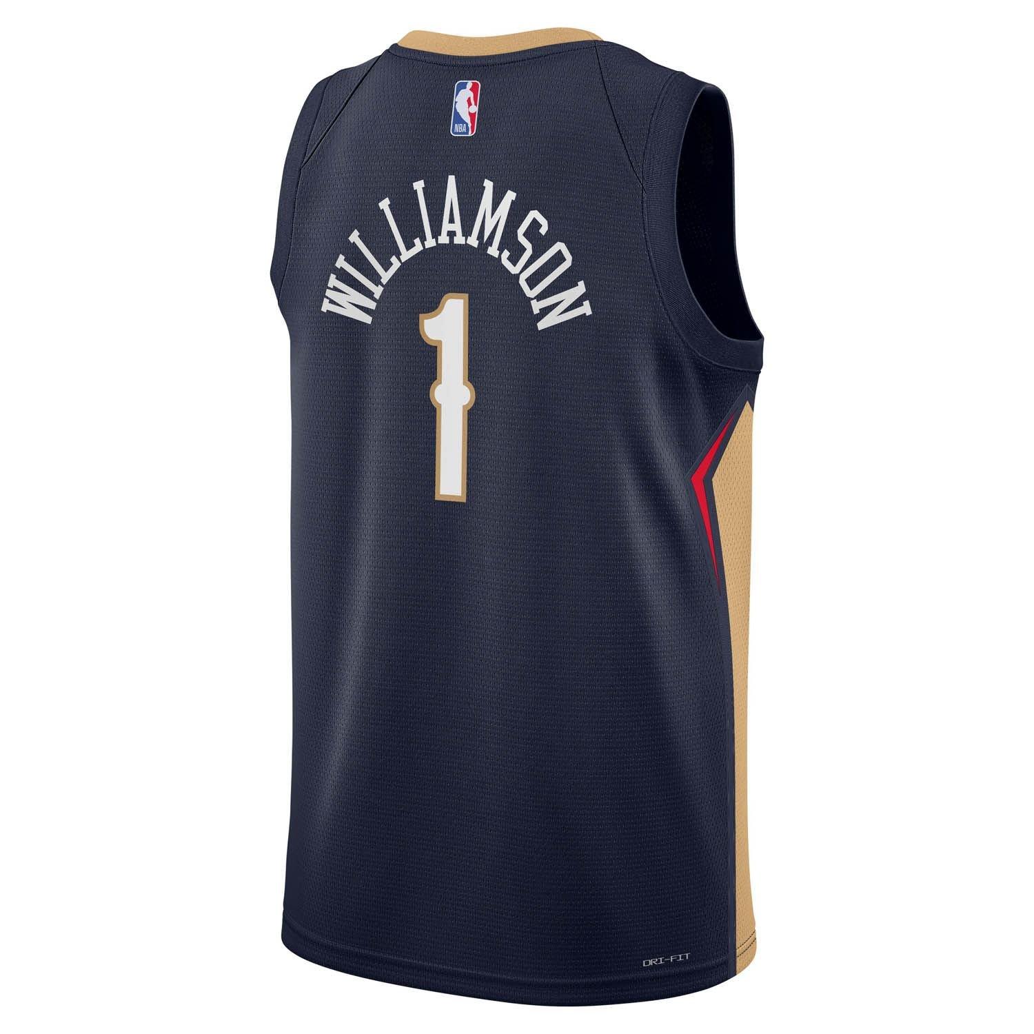 Blue - Nike - New Orleans Pelicans Williamson #1 Jersey - 2