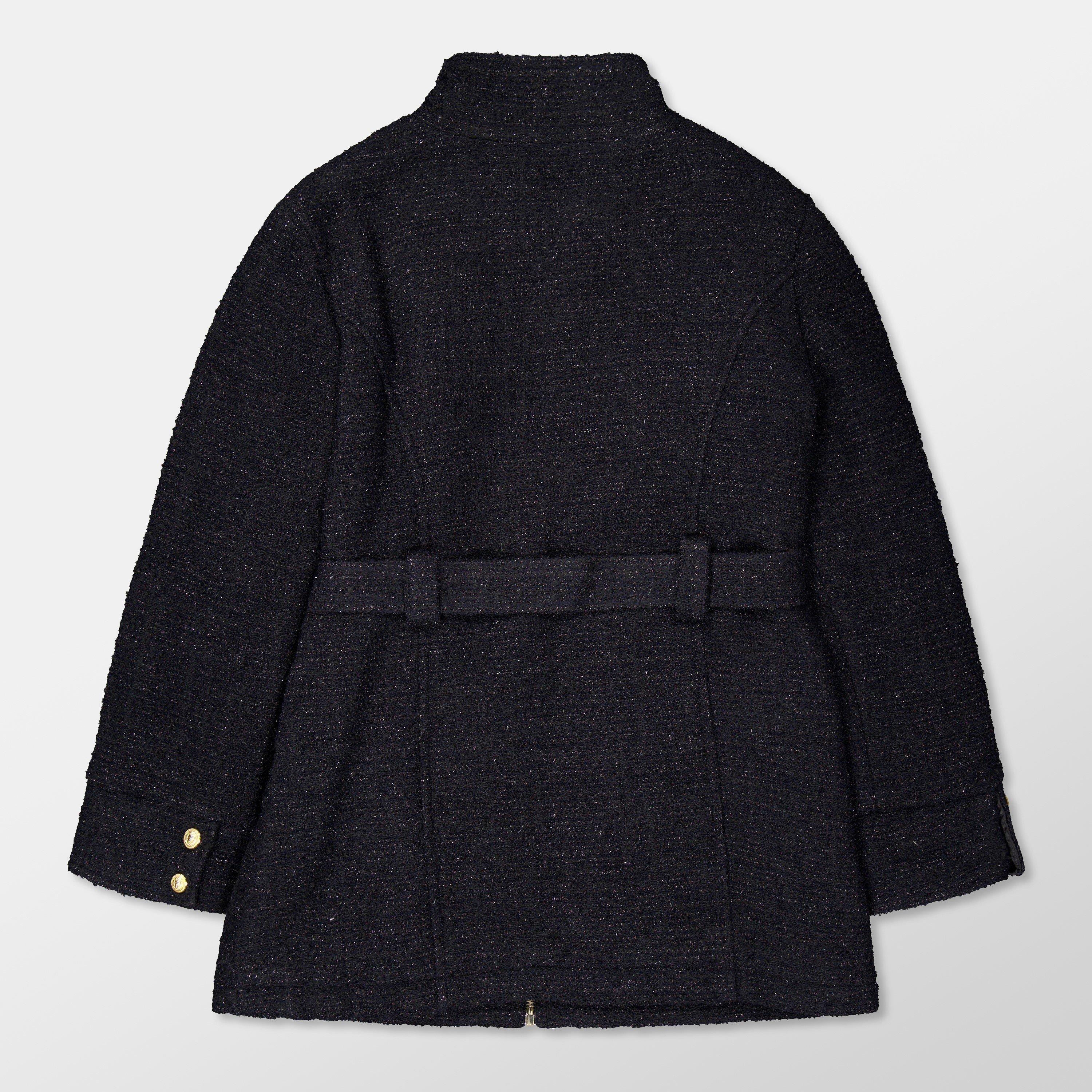 black/blue - Balmain - Kids'  Quilted Insulation Quilted Jacket - 2