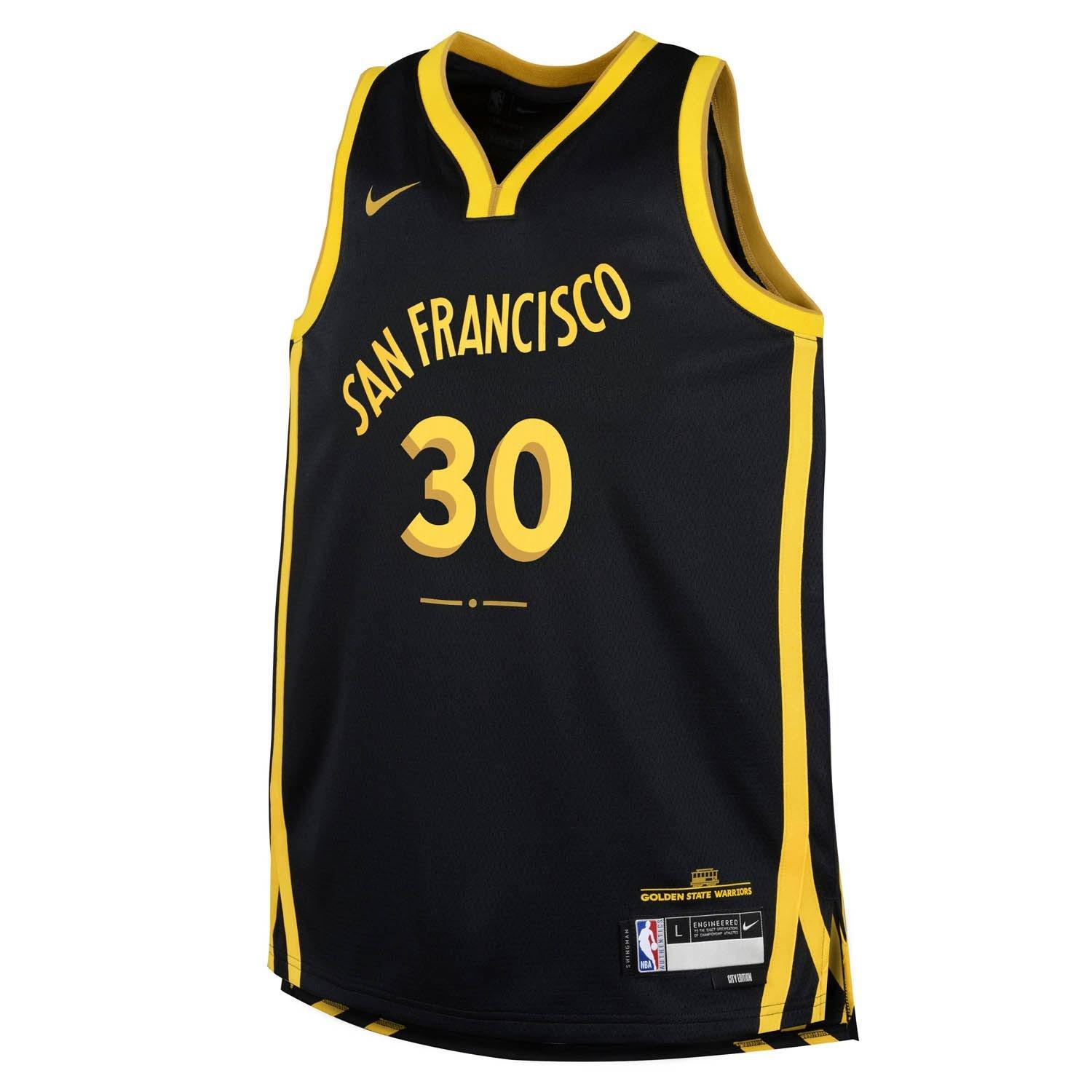 Black - Nike - San Francisco Stephen Curry #30 Jersey - 1