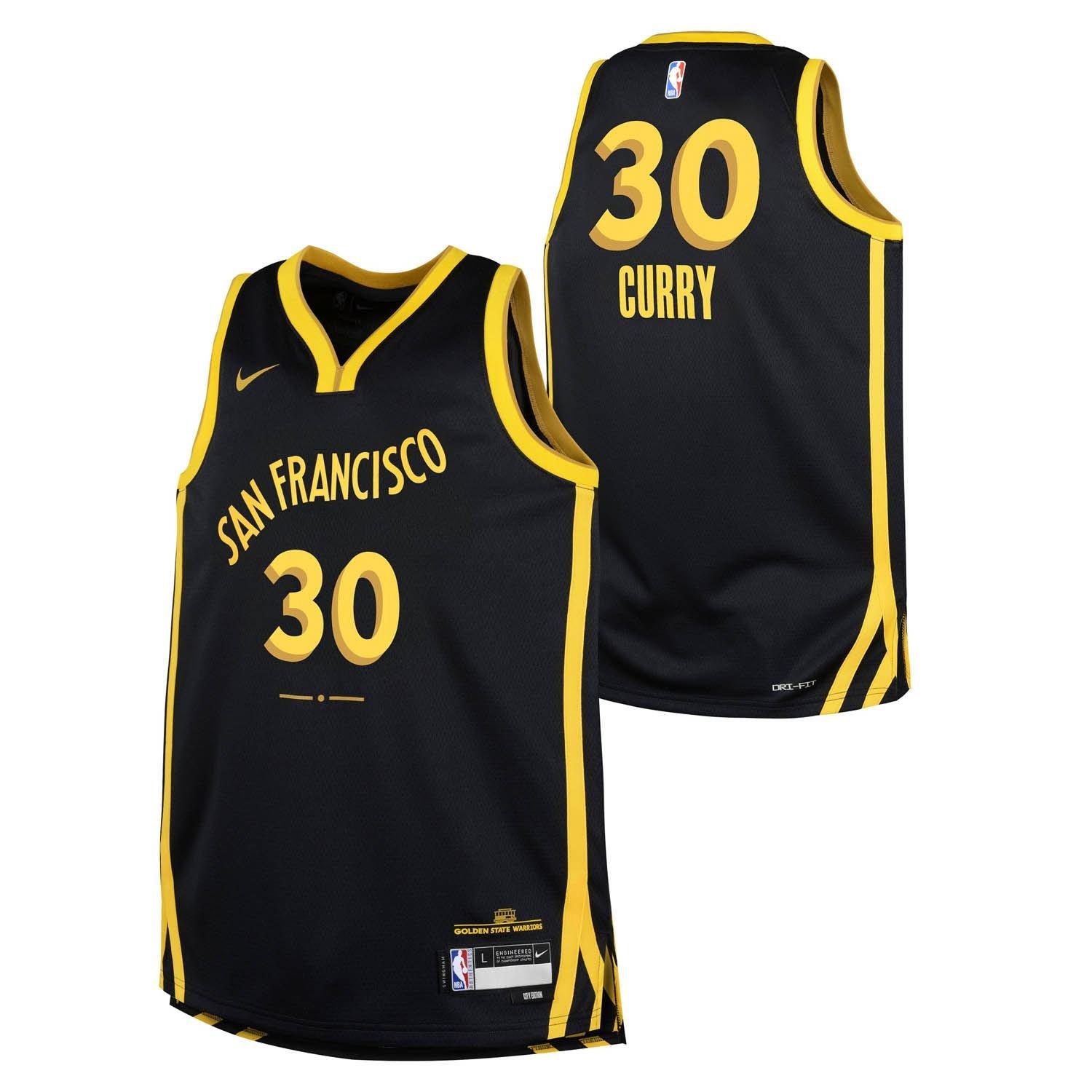 Zwart - Nike - San Francisco Stephen Curry #30 Jersey - 3
