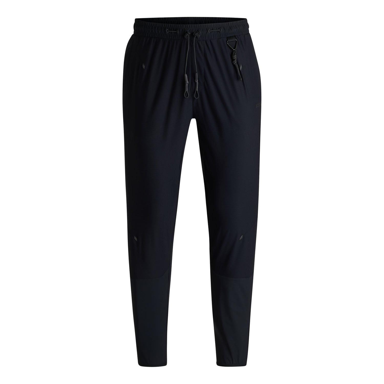 Black - Boss - Hwoven Tracksuit Bottoms - 5