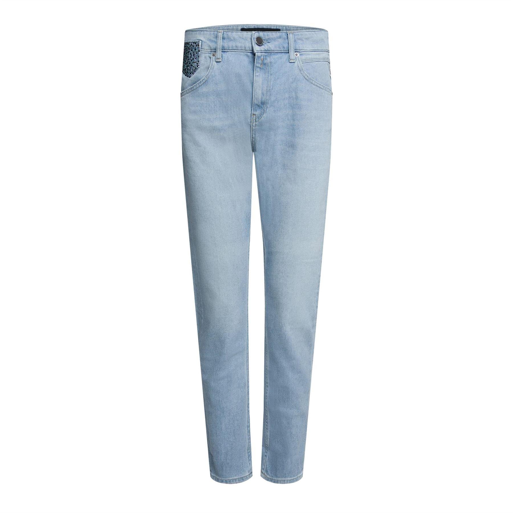 Blue - Replay - Marty Boy-Fit Jeans - 1