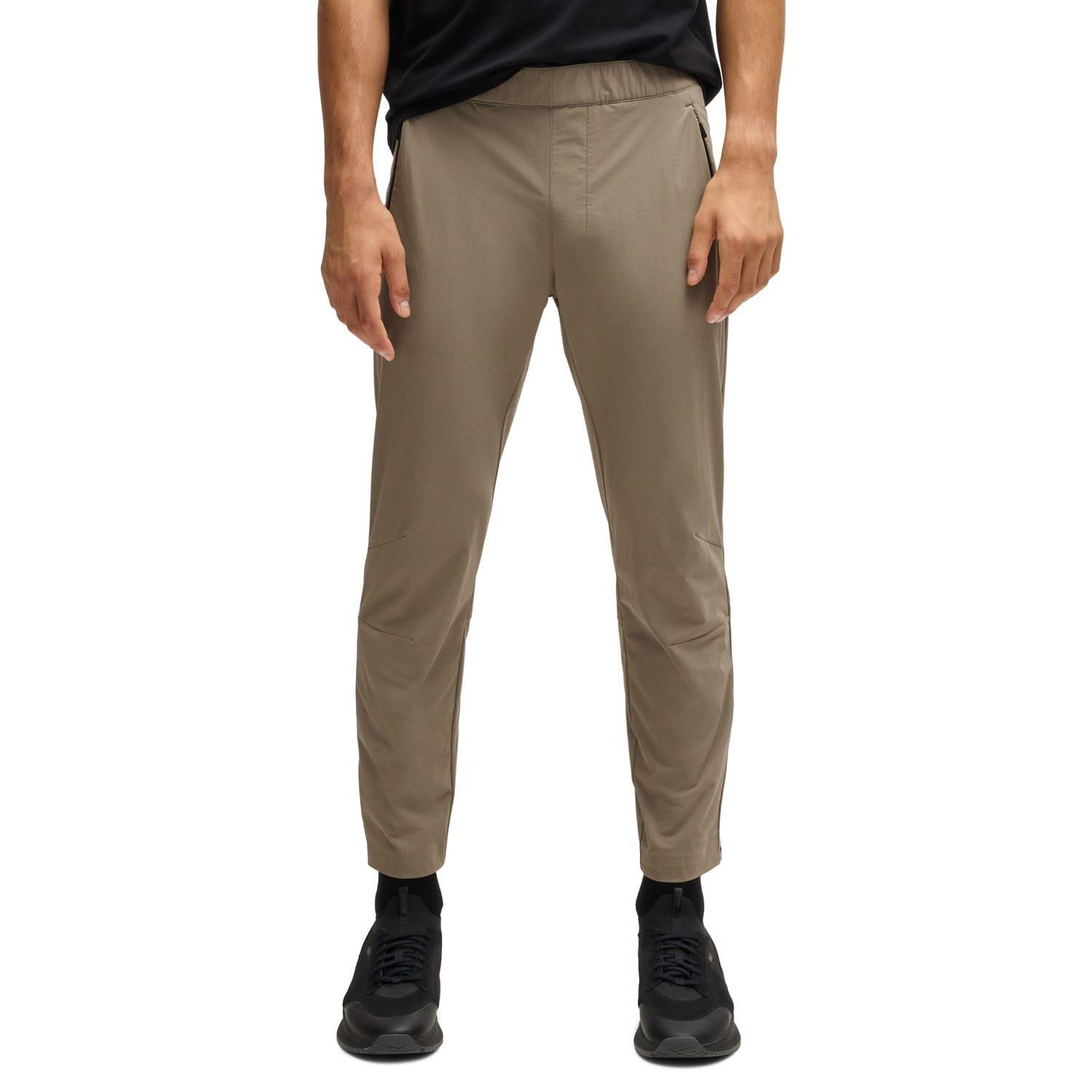 Green - Boss - T Basin Tapered-Fit Trousers - 1