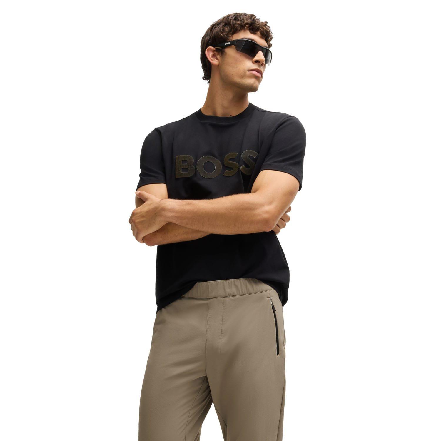 Green - Boss - T Basin Tapered-Fit Trousers - 3