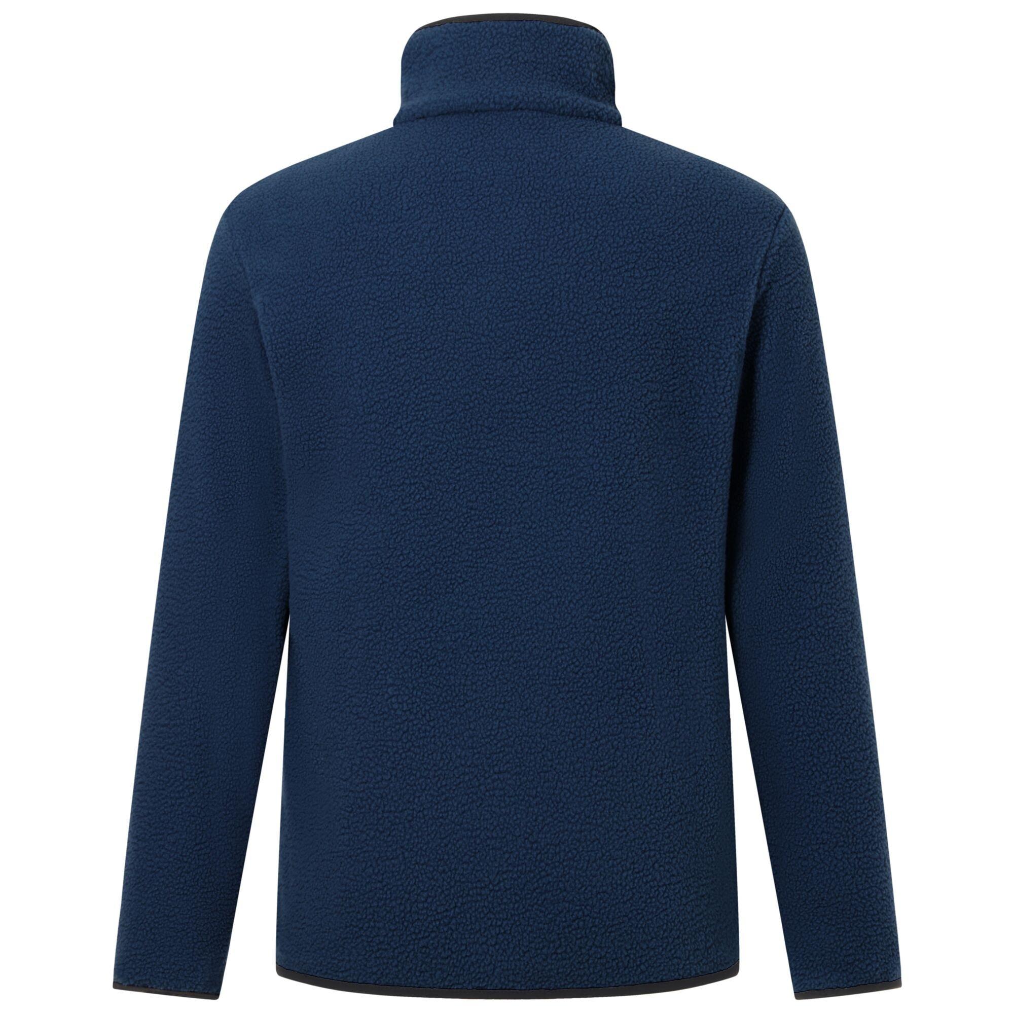 Navy/Black - Regatta - Mens Frankie Borg Half Zip Fleece - 9
