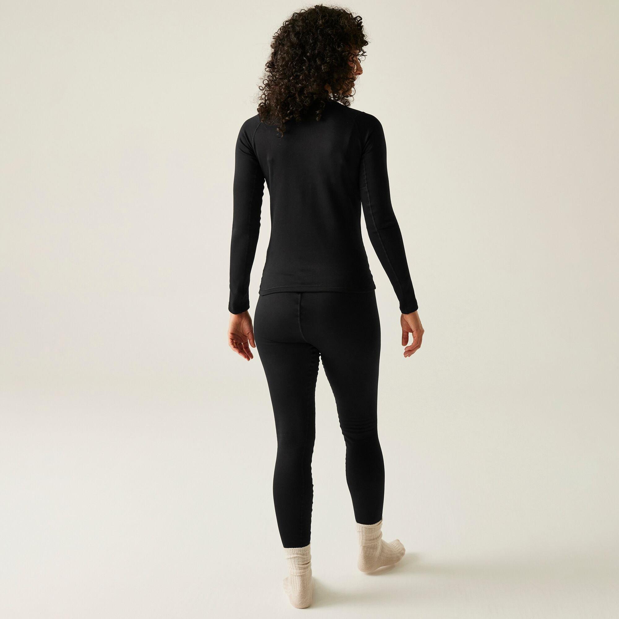Black - Regatta - Womens Thermal Baselayer Set - 2