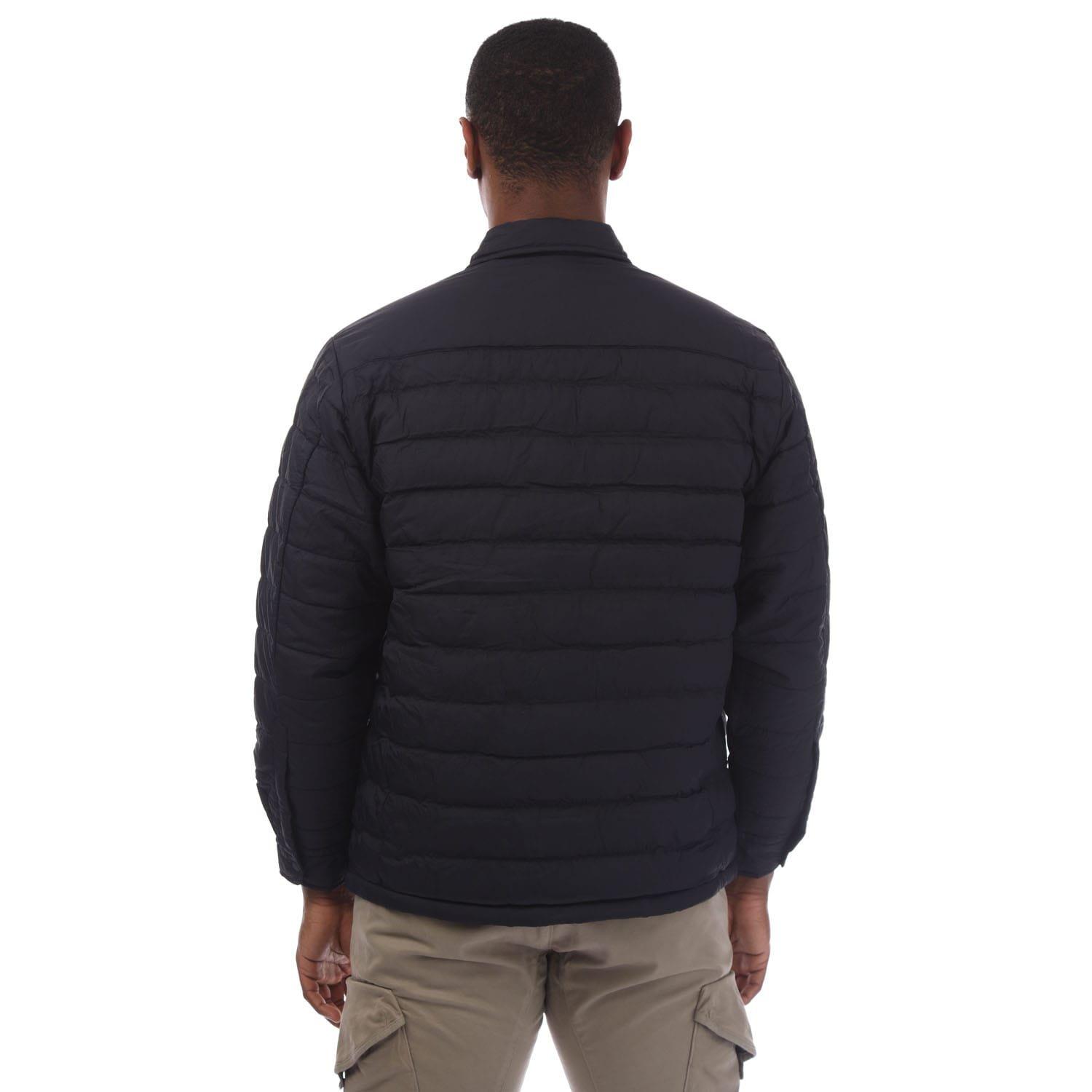 Dark Blue - Boss - Lambizzo Padded Overshirt - 3