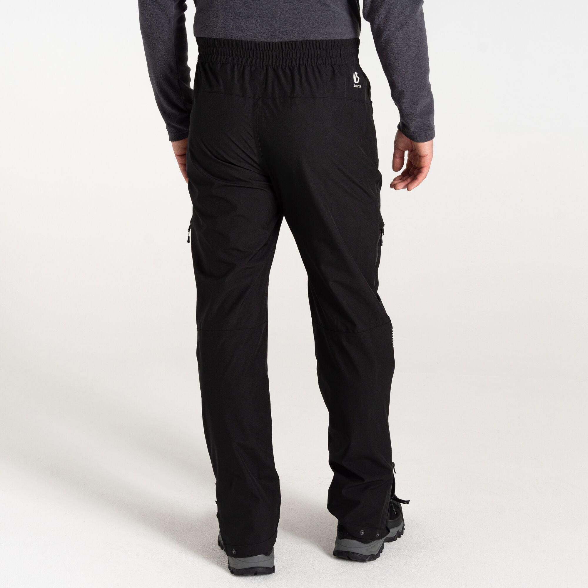 Black - Dare 2b - Adriot III Waterproof Overtrousers - 3