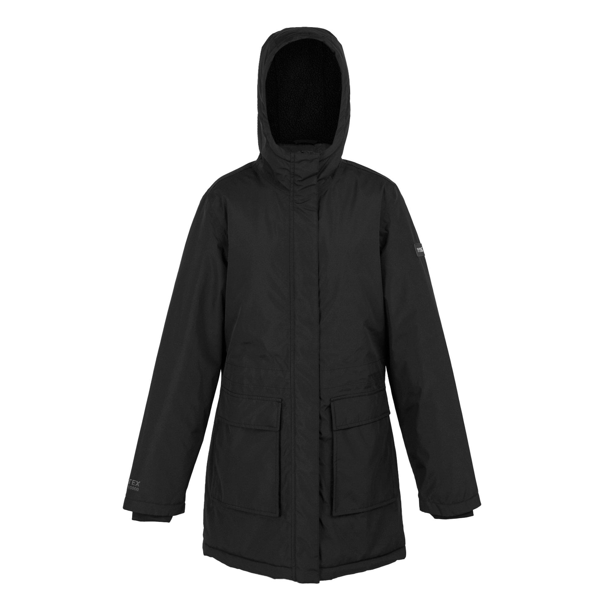 Black - Regatta - Womens Voltera Waterproof Jacket - 10