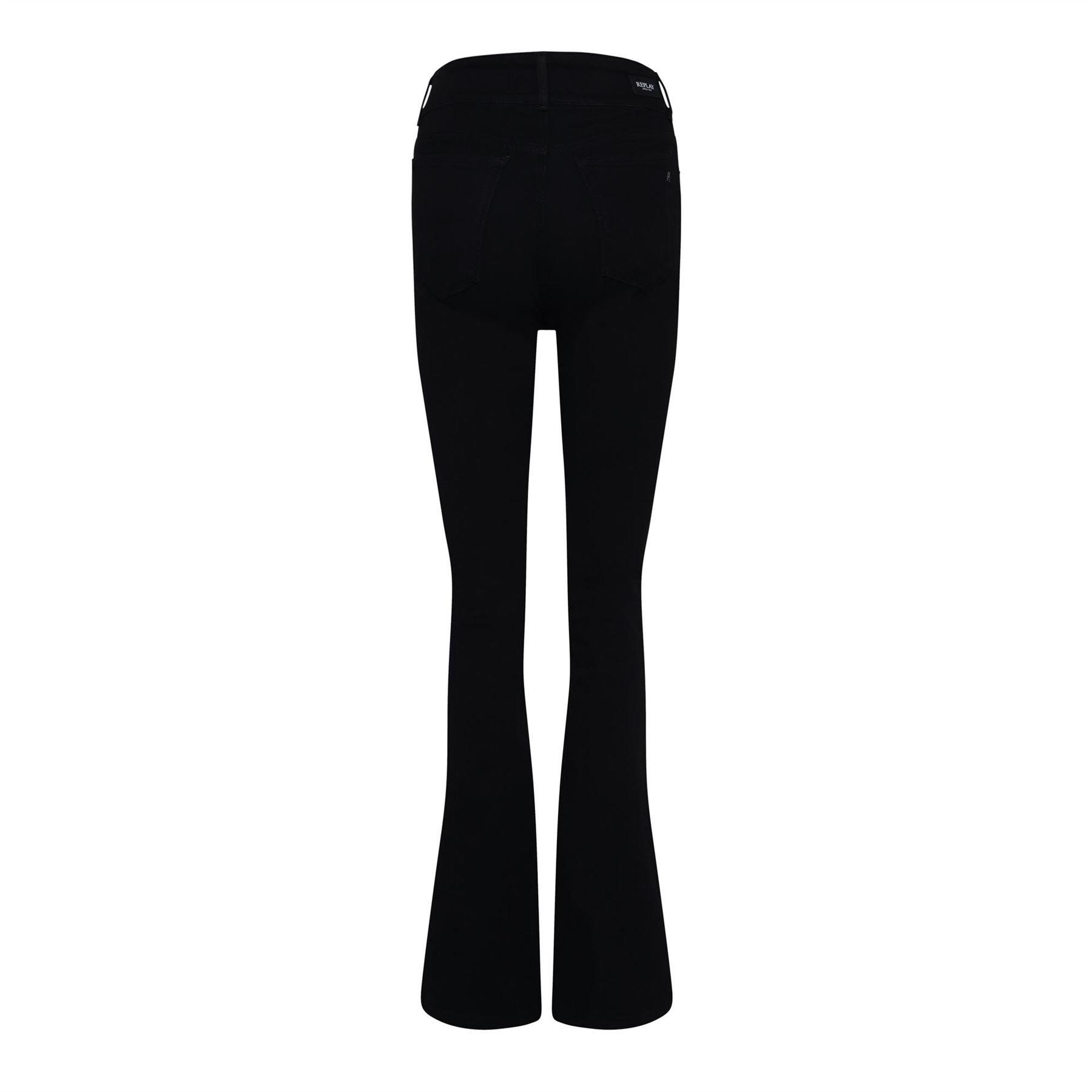 Zwart - Replay - New Luz Bootcut Jeans - 2