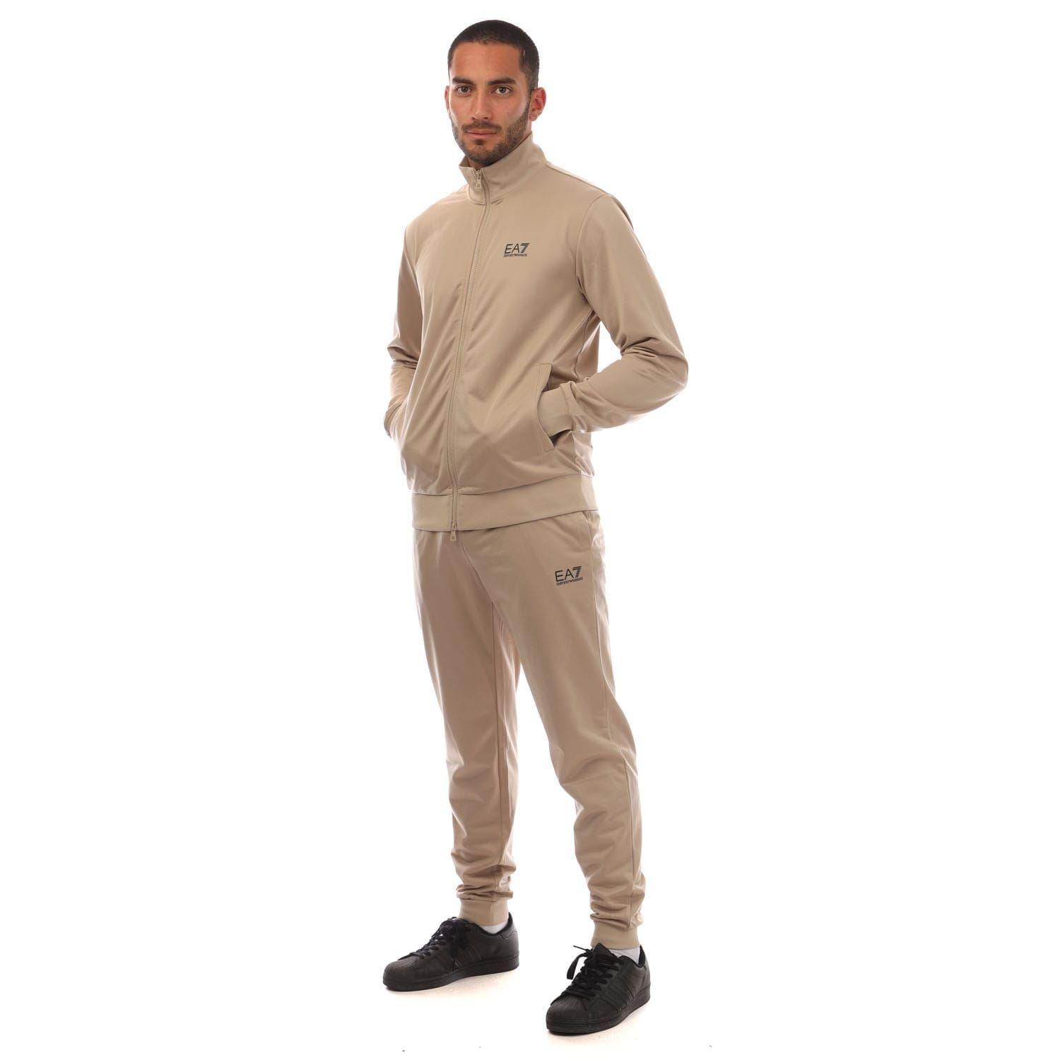 Beige - EA7 - Logo Tracksuit - 3
