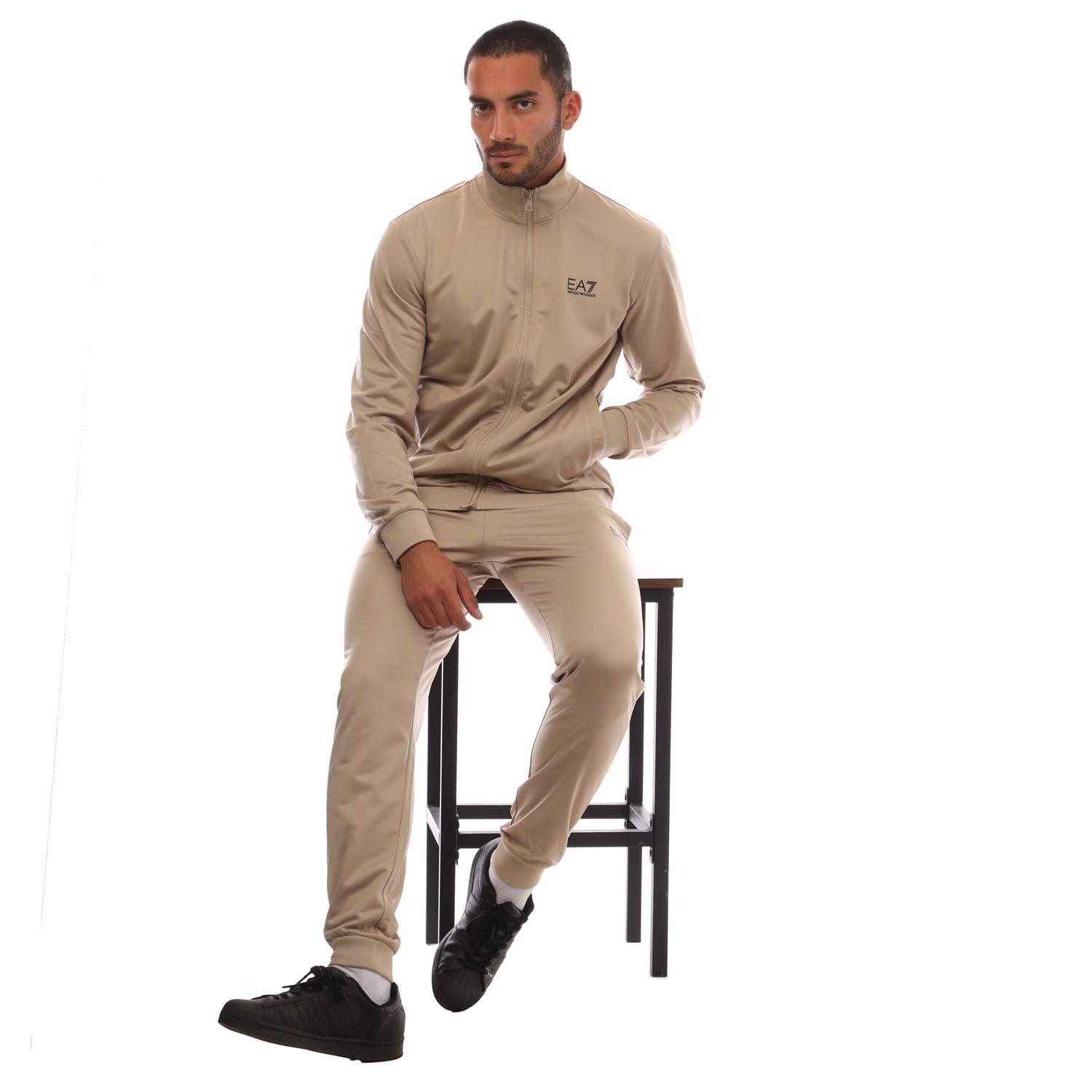 Beige - EA7 - Logo Tracksuit - 5