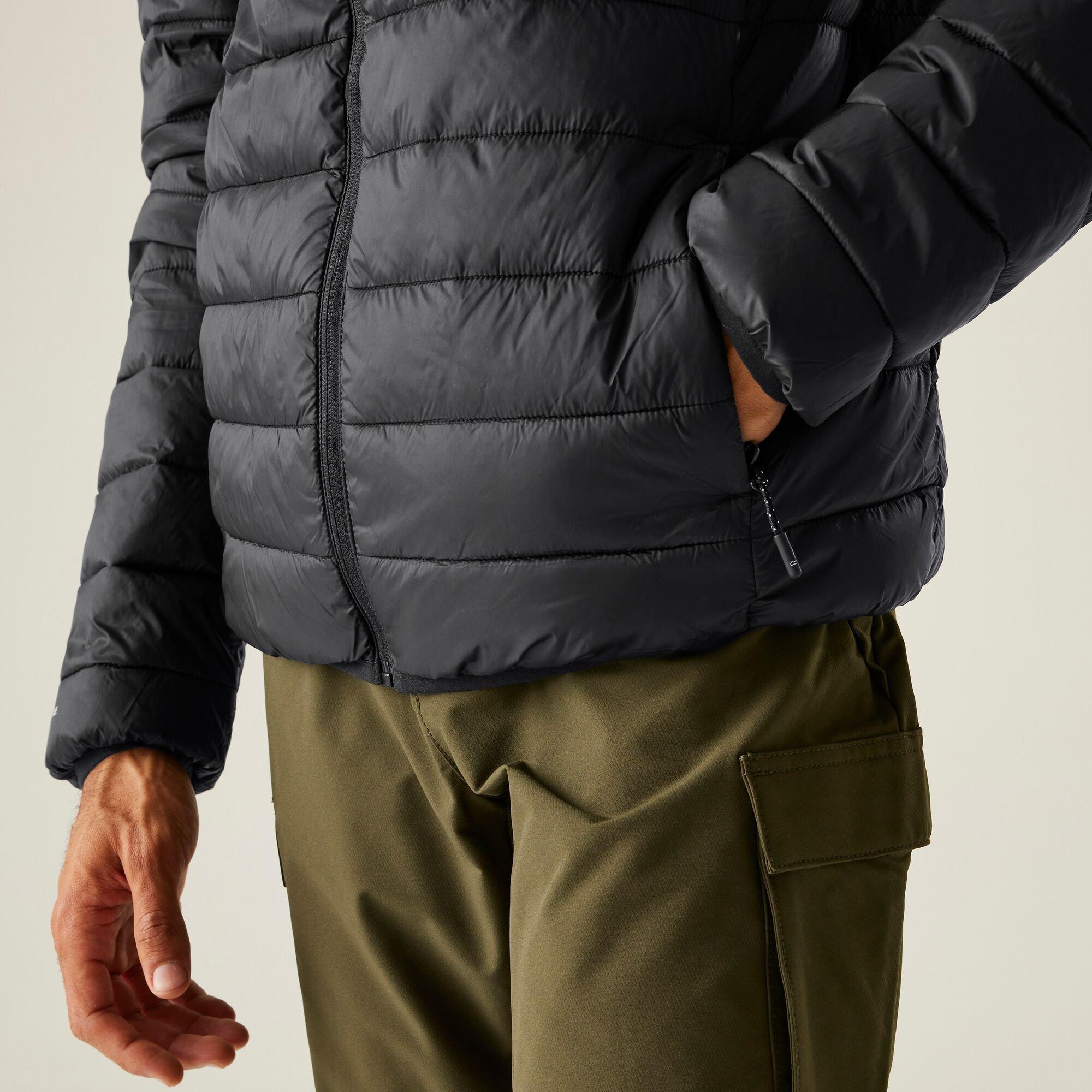 Black - Regatta - Men's Marizion Water-Repellent Insulated Quilted Jacket - 5