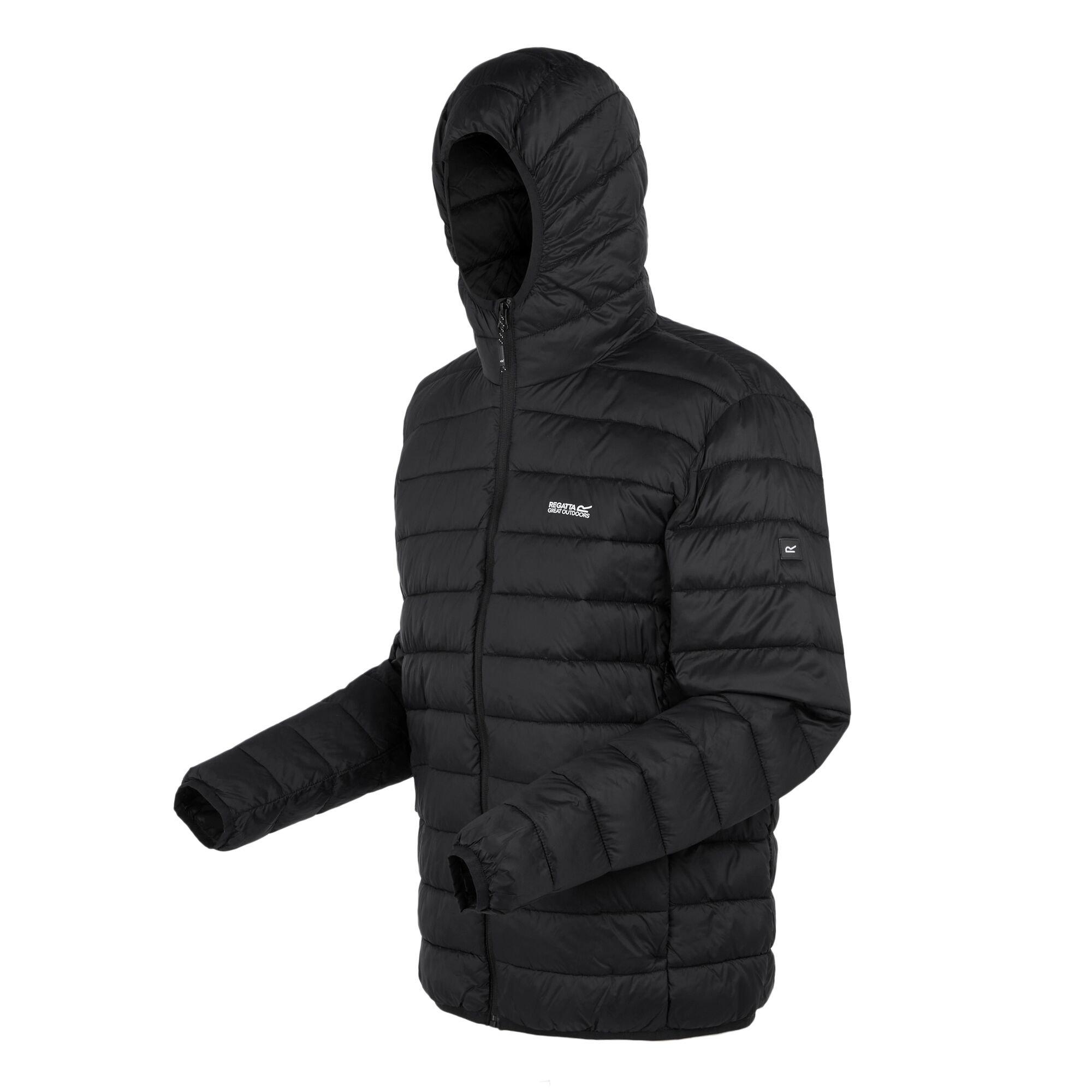 Black - Regatta - Men's Marizion Water-Repellent Insulated Quilted Jacket - 9