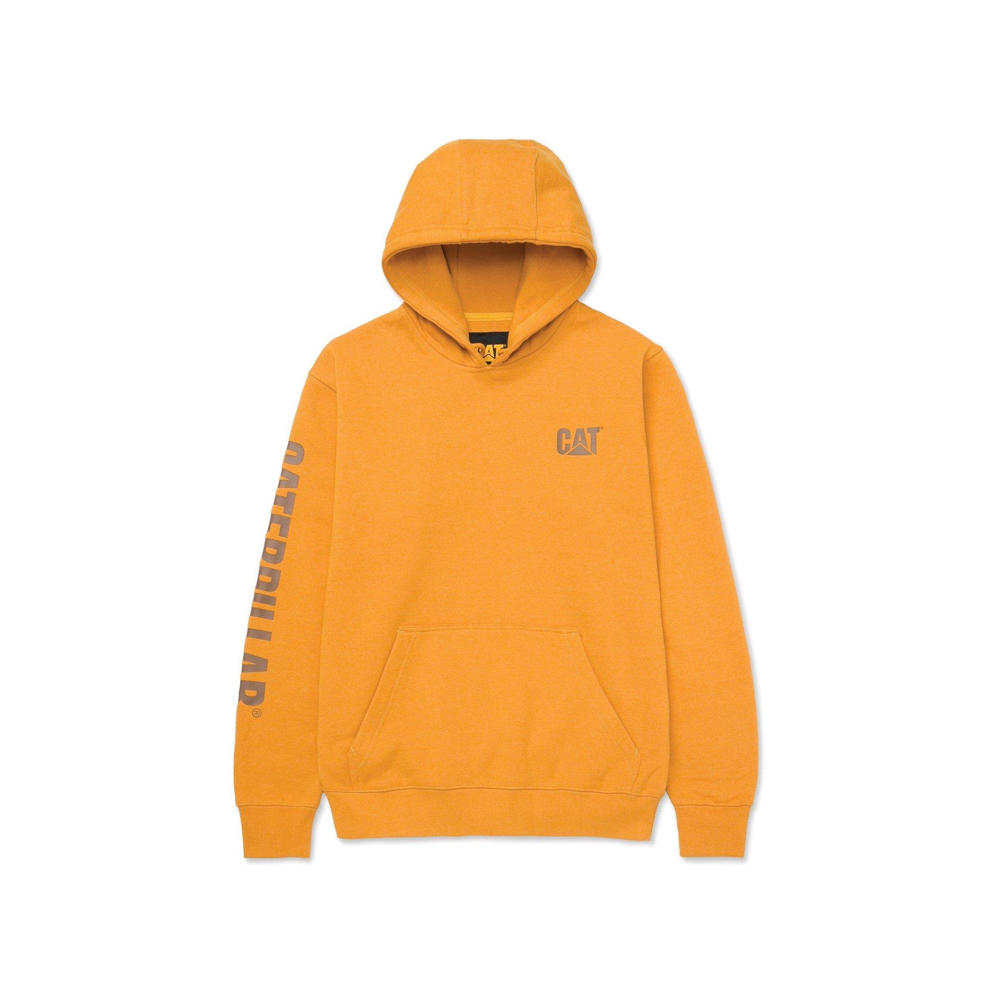 Yellow - Caterpillar - Trademark Banner Hooded Sweatshirt - 1