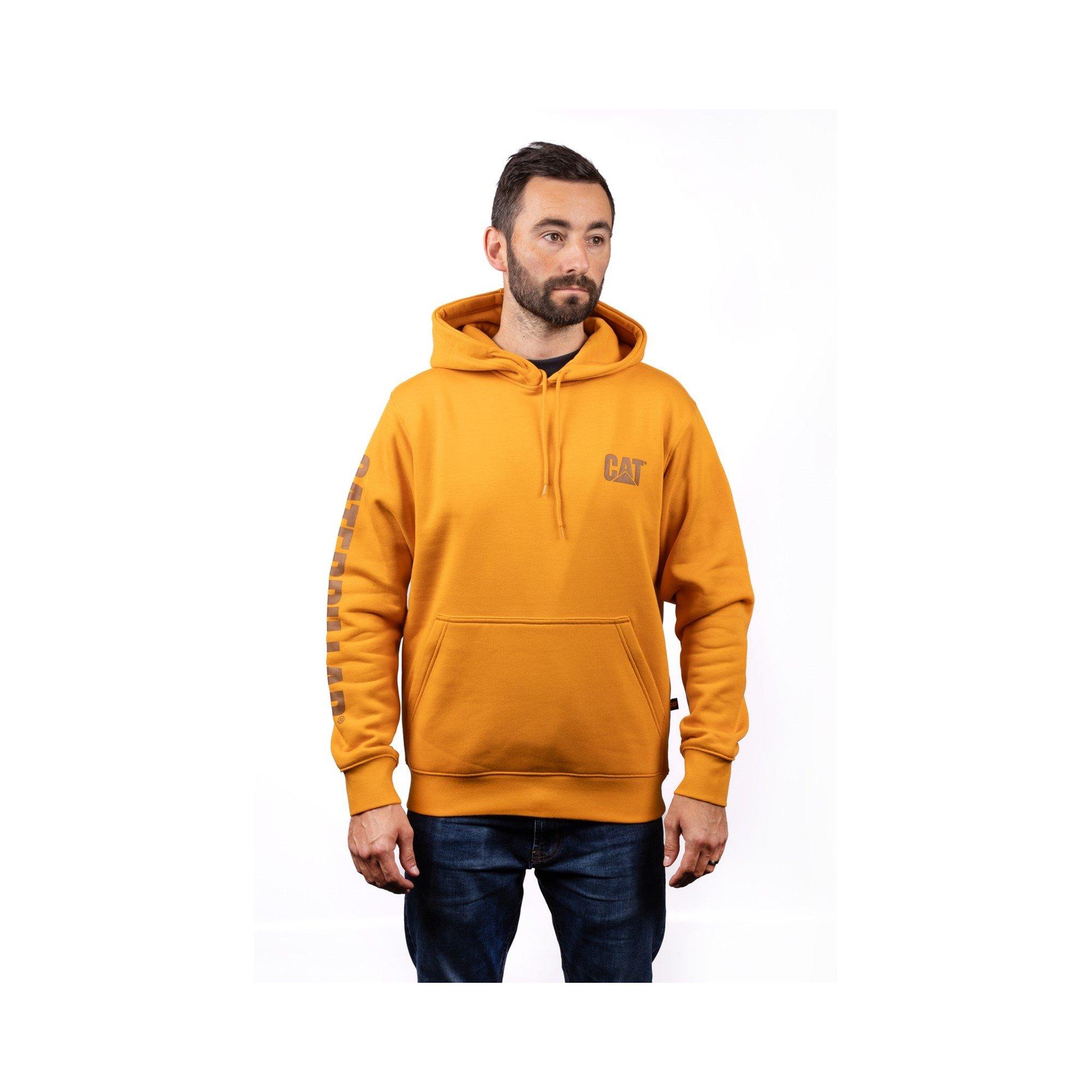 Yellow - Caterpillar - Trademark Banner Hooded Sweatshirt - 2