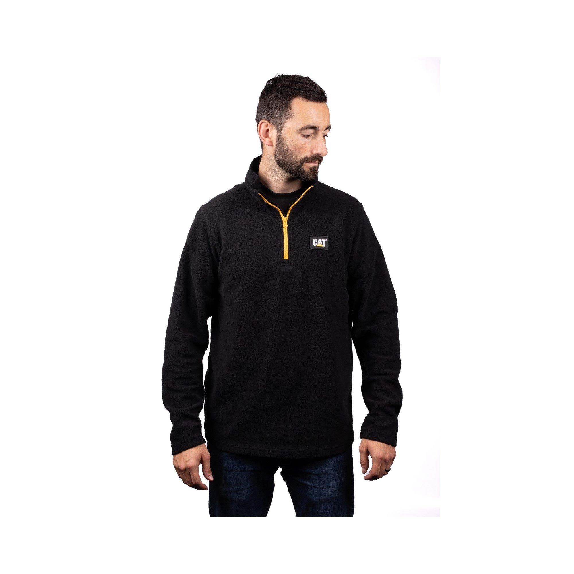 Black/Yellow - Caterpillar - Cat Microfleece Quarter Zip - 3