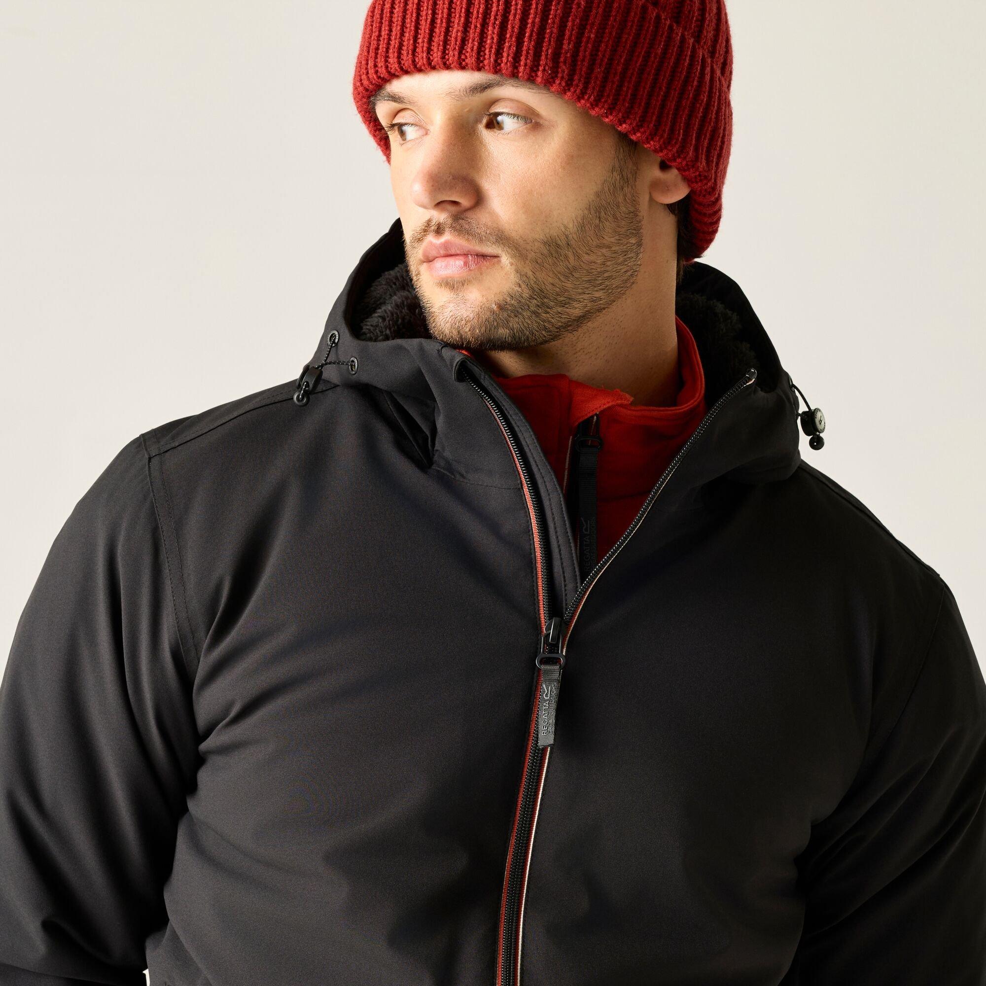 Black(Black) - Regatta - Mens Evander Waterproof Jacket - 4