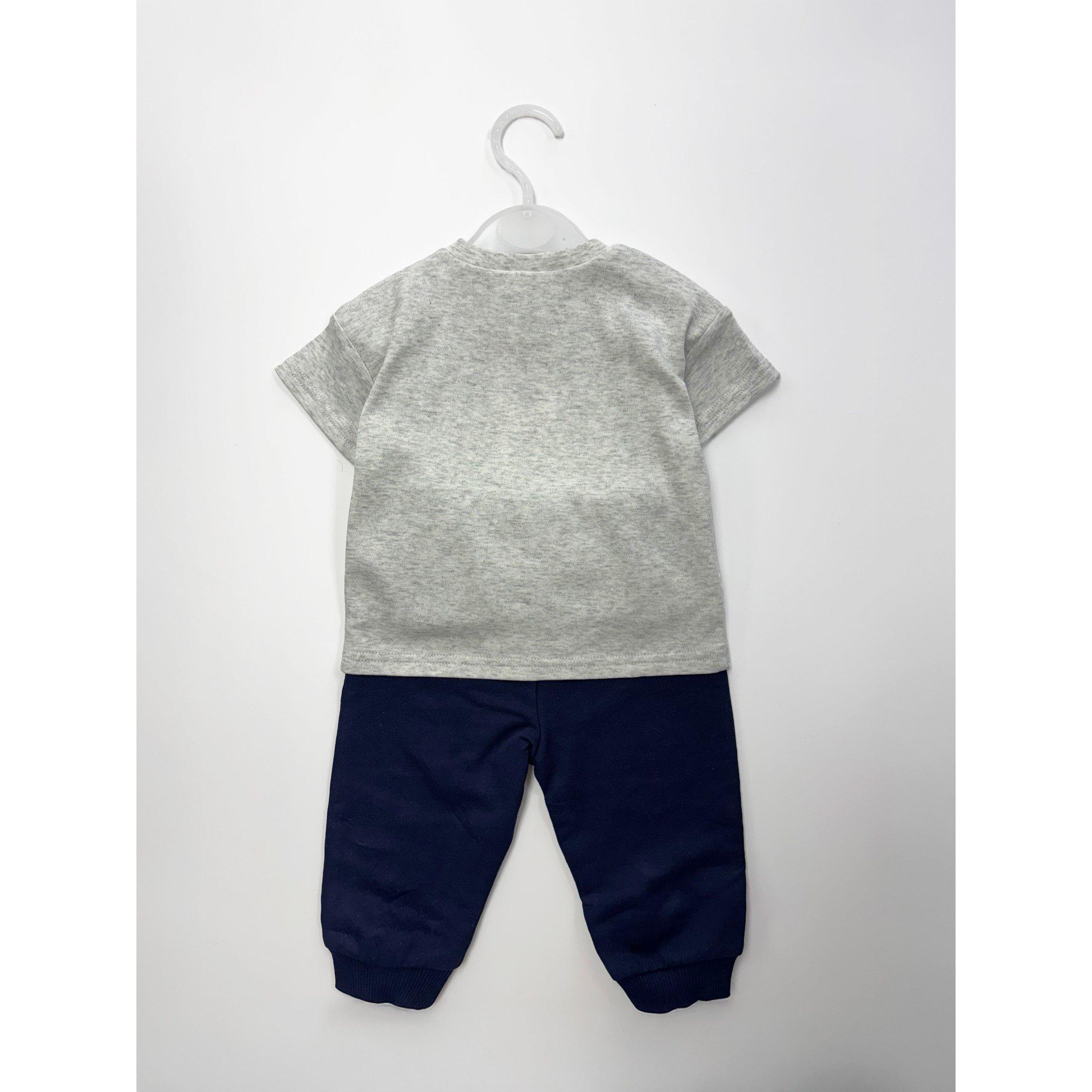 Gris/Marino/Blanco - Team - England T-Shirt & Jog Pant - 2