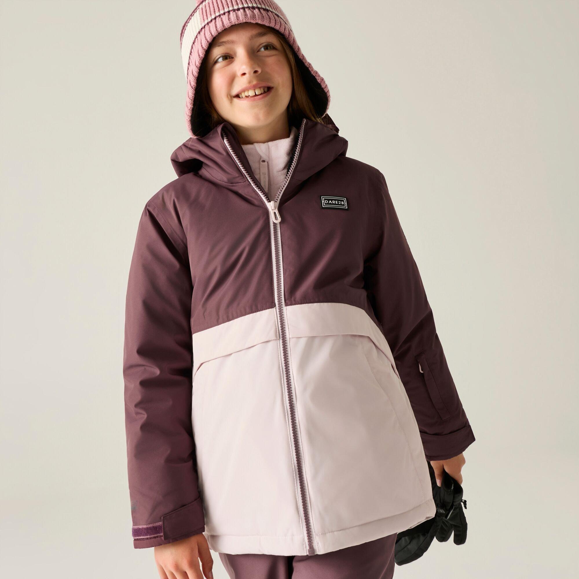 Huckleberry/Pin - Dare 2b - Kids Wing It Waterproof Jacket - 4