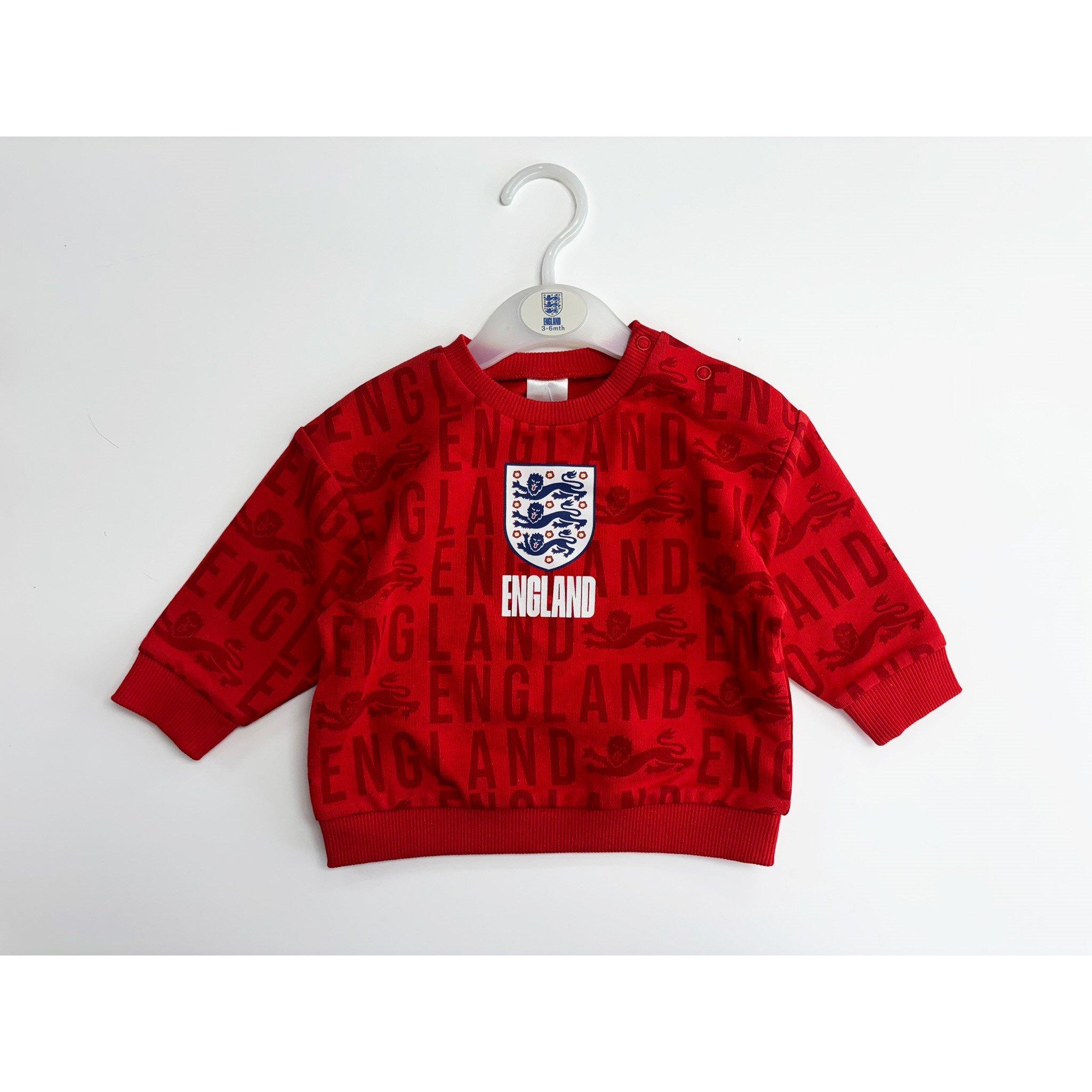 Red - Team - England Crew Neck Sweatshirt - 1